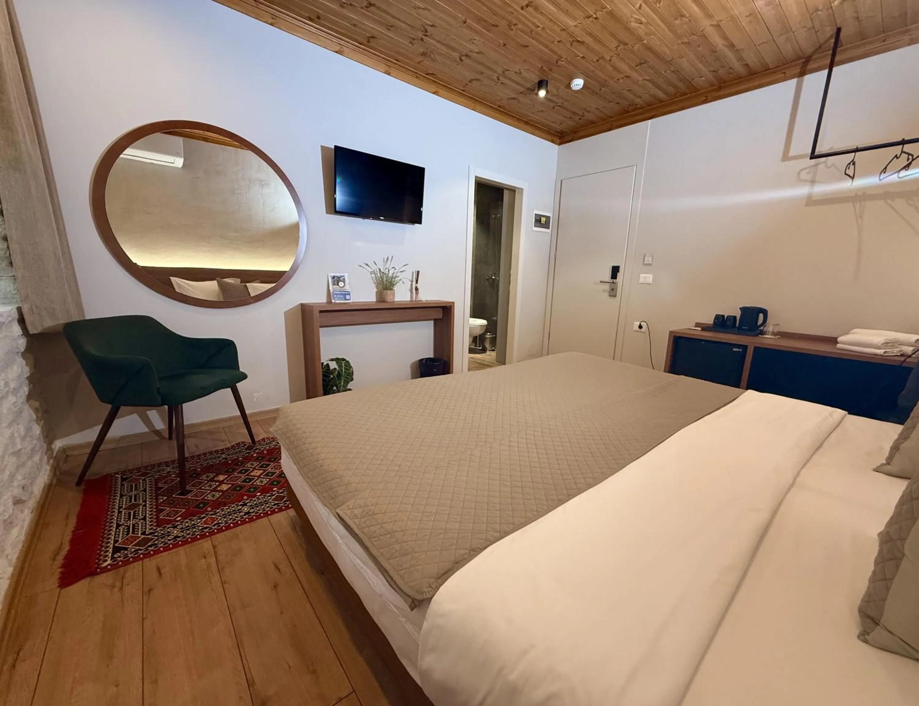 Bed in The Stone Sky Hotel