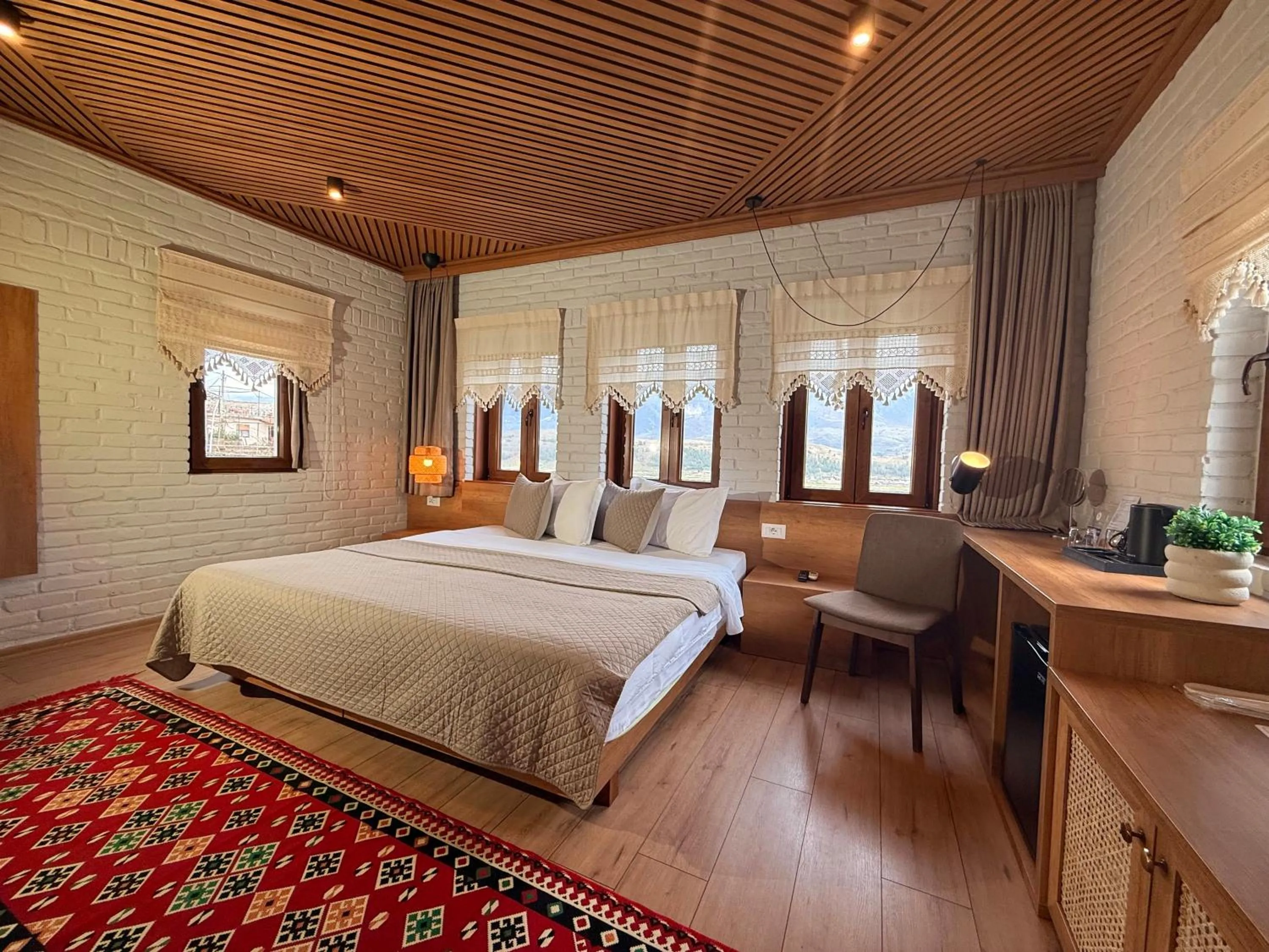 Bed in The Stone Sky Hotel