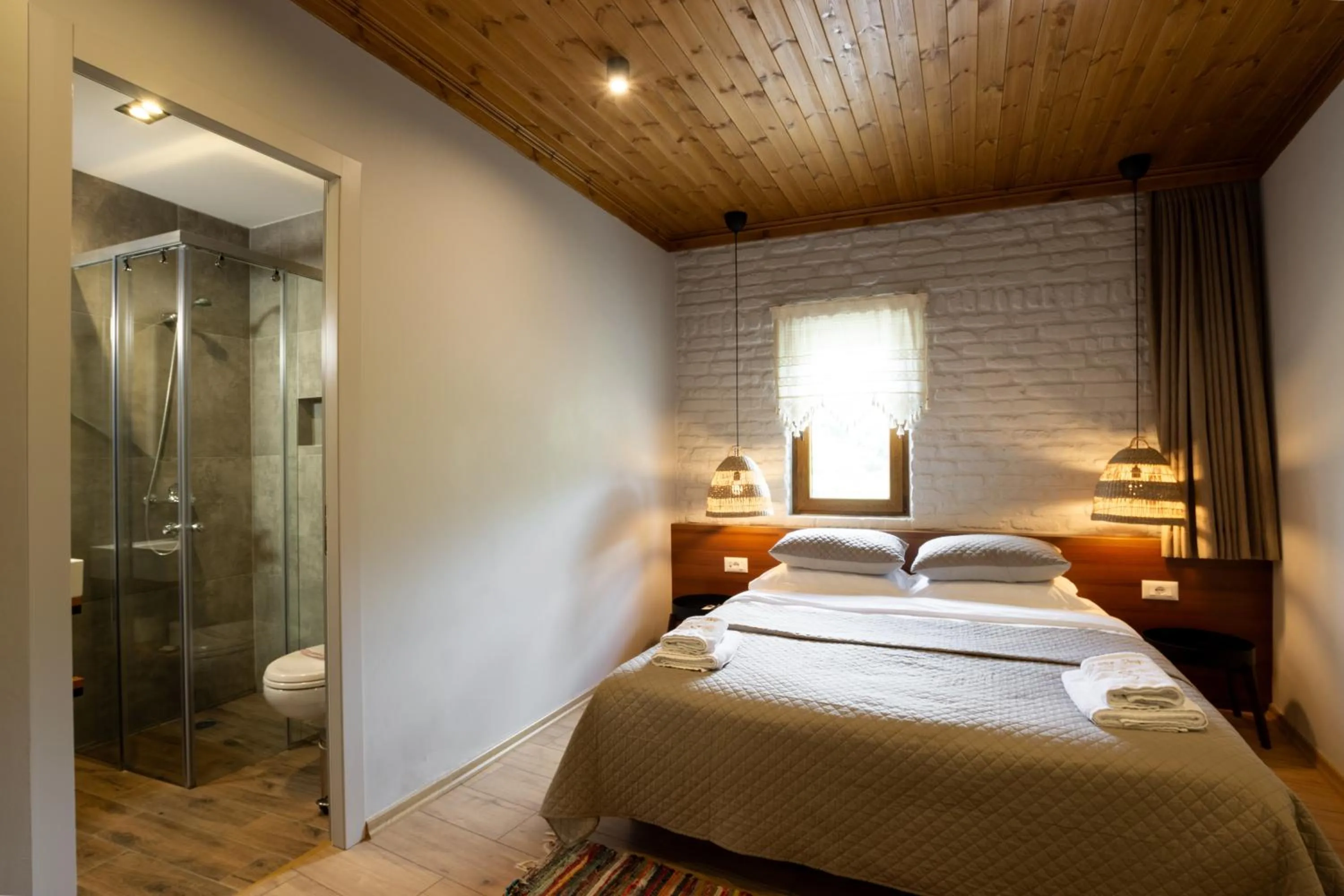 Bed in The Stone Sky Hotel