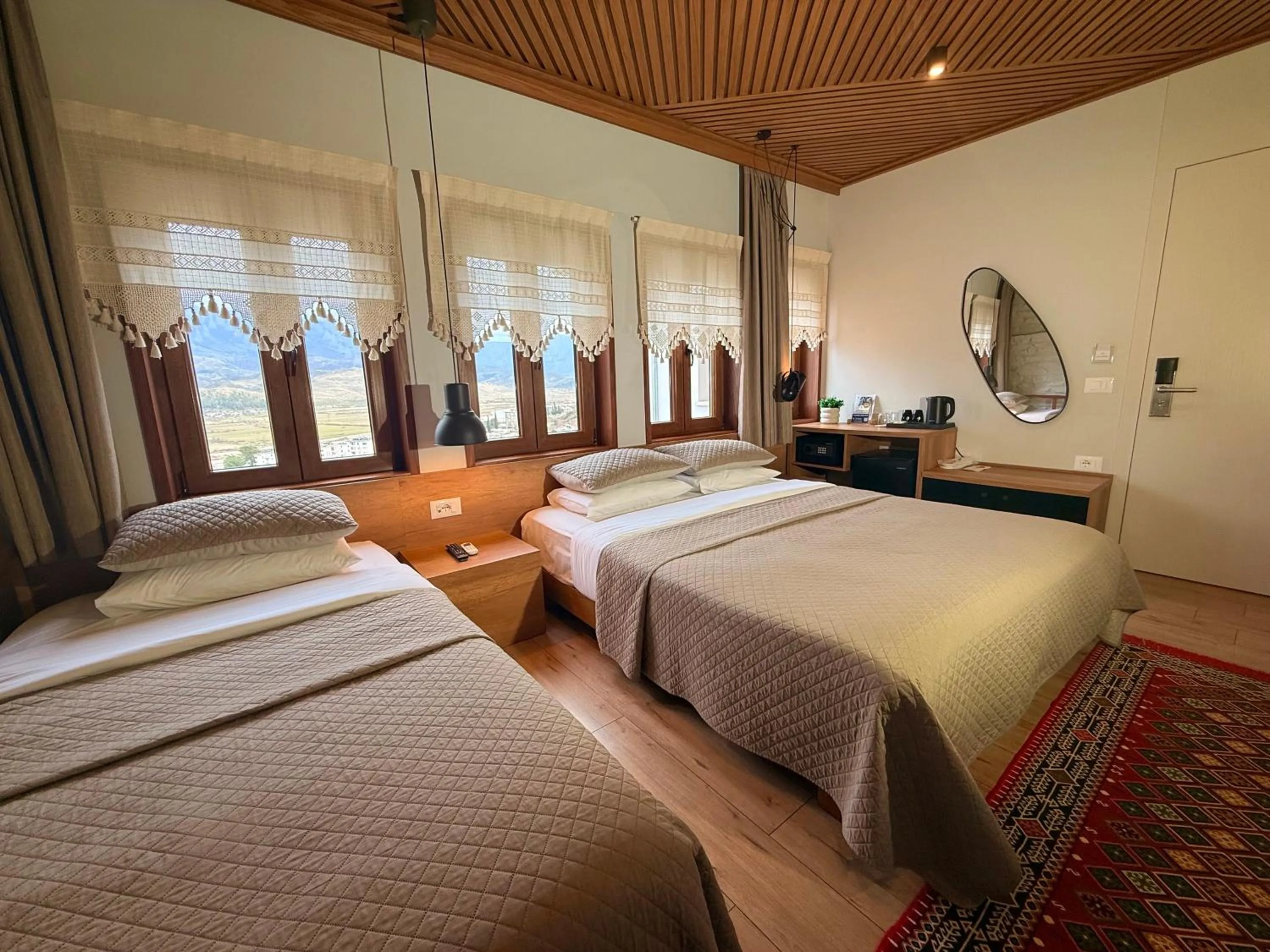 Bed in The Stone Sky Hotel