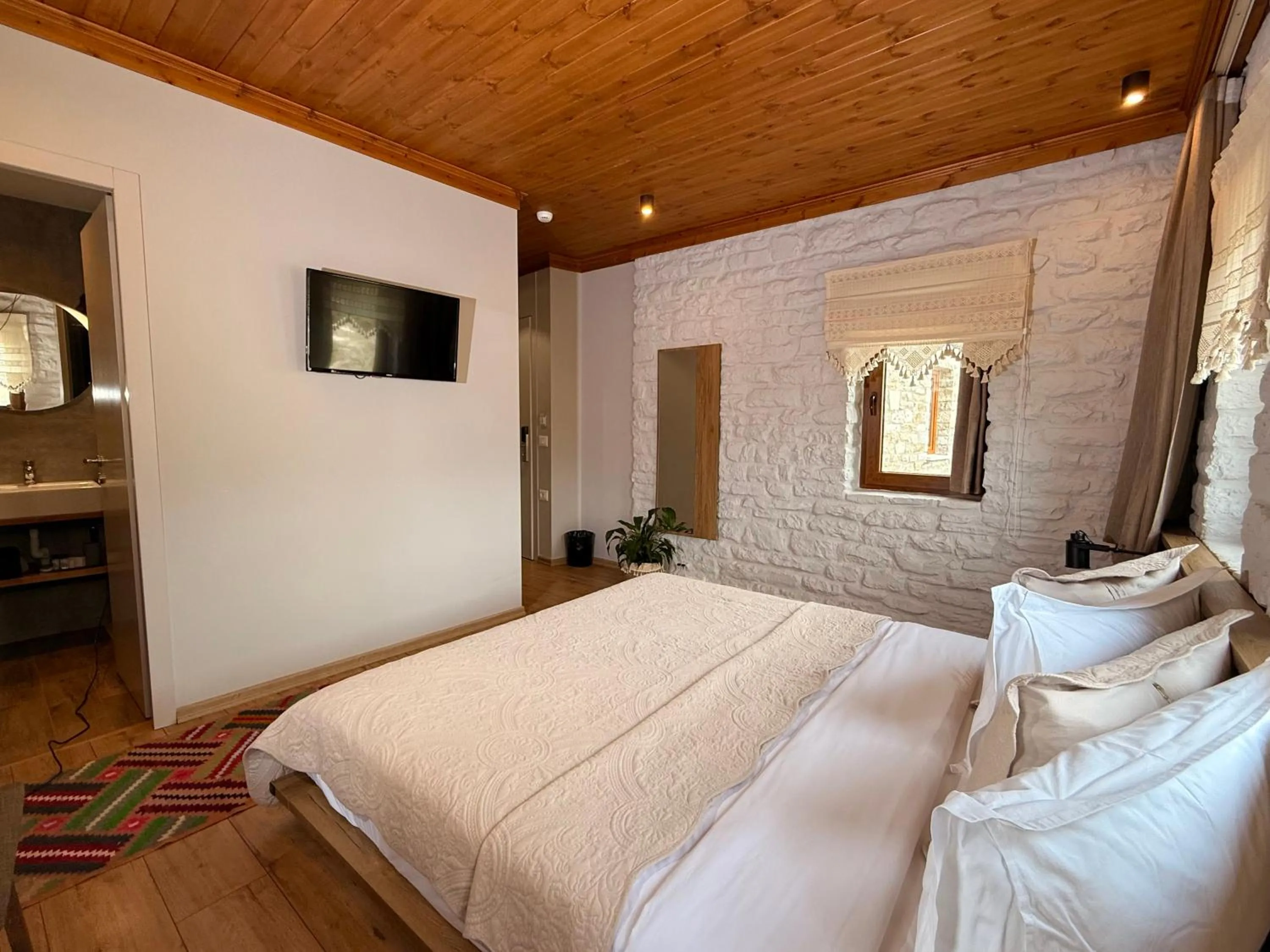 Bed in The Stone Sky Hotel