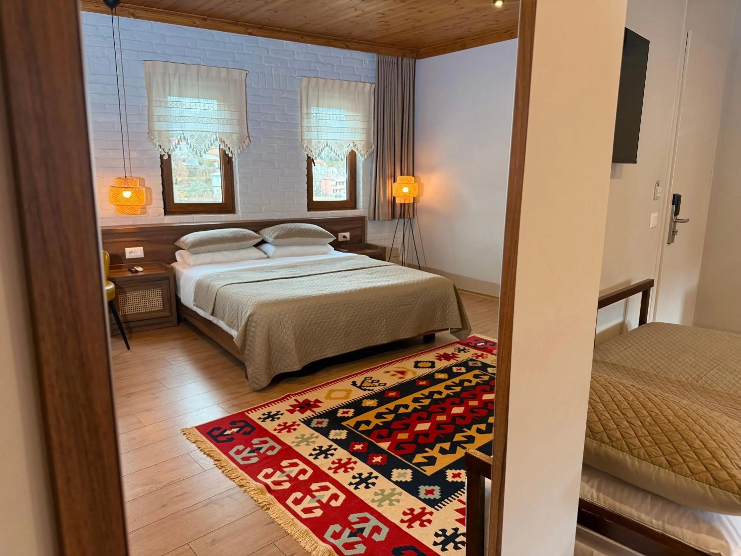 Bed in The Stone Sky Hotel