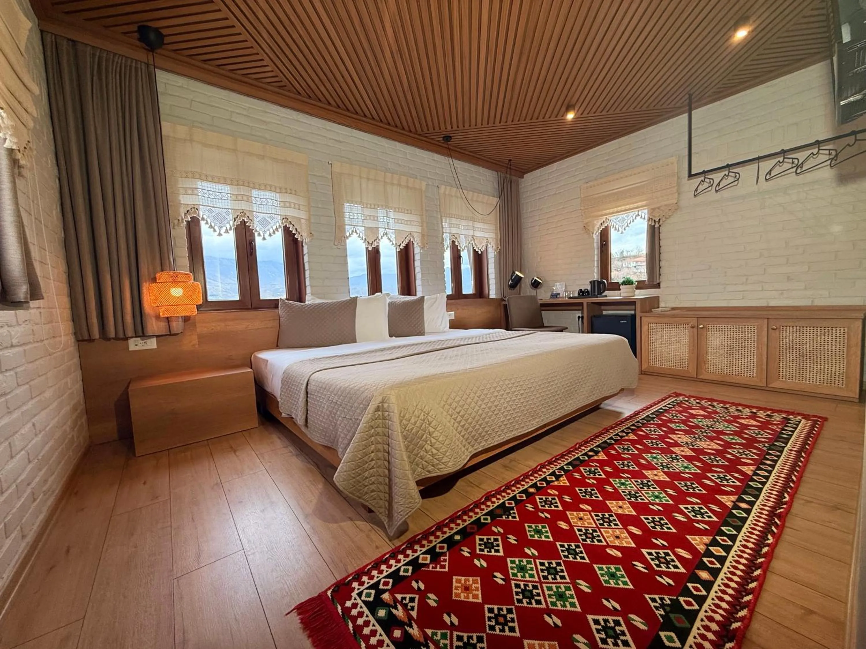 Bed in The Stone Sky Hotel