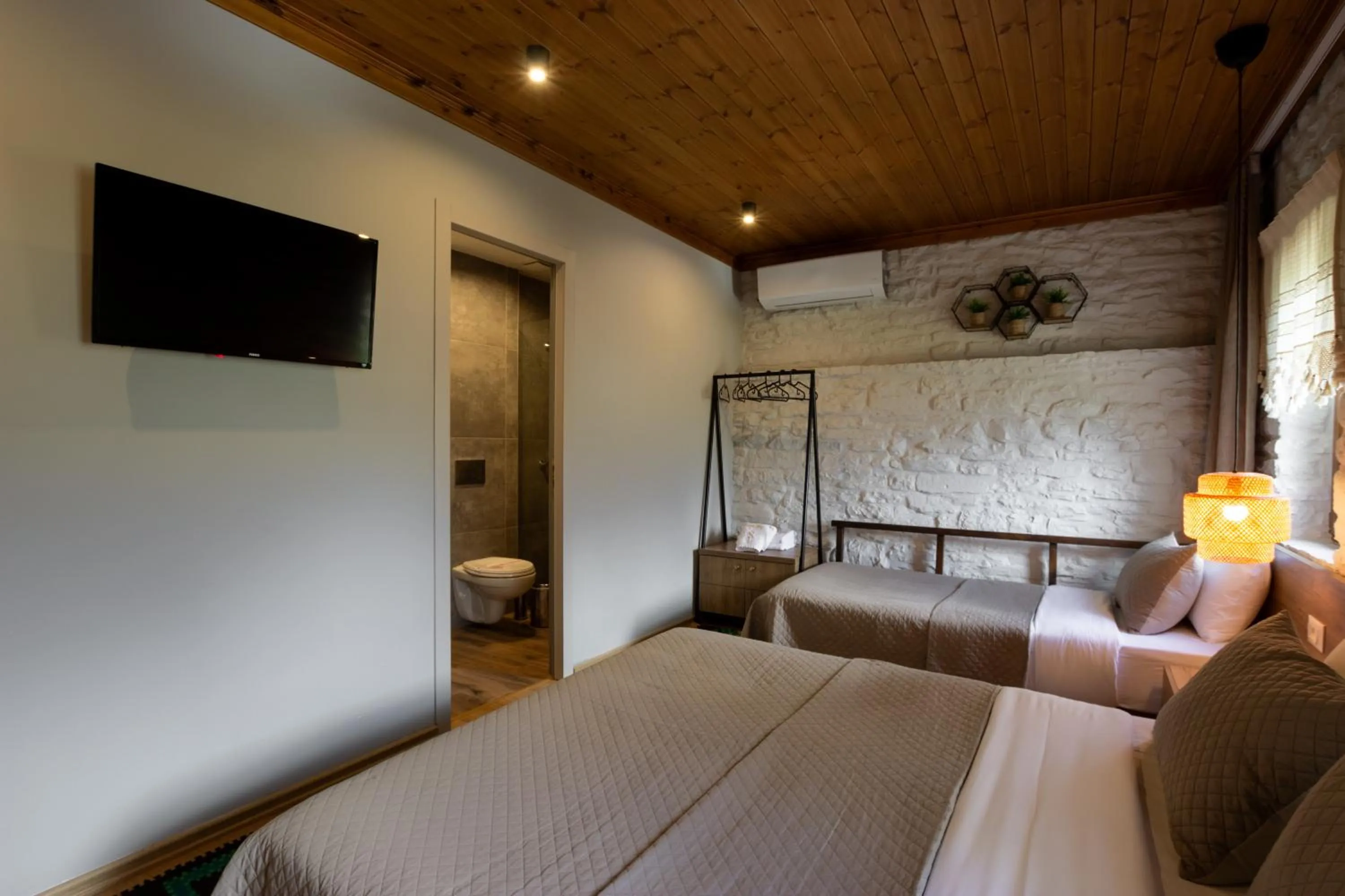 Bed in The Stone Sky Hotel