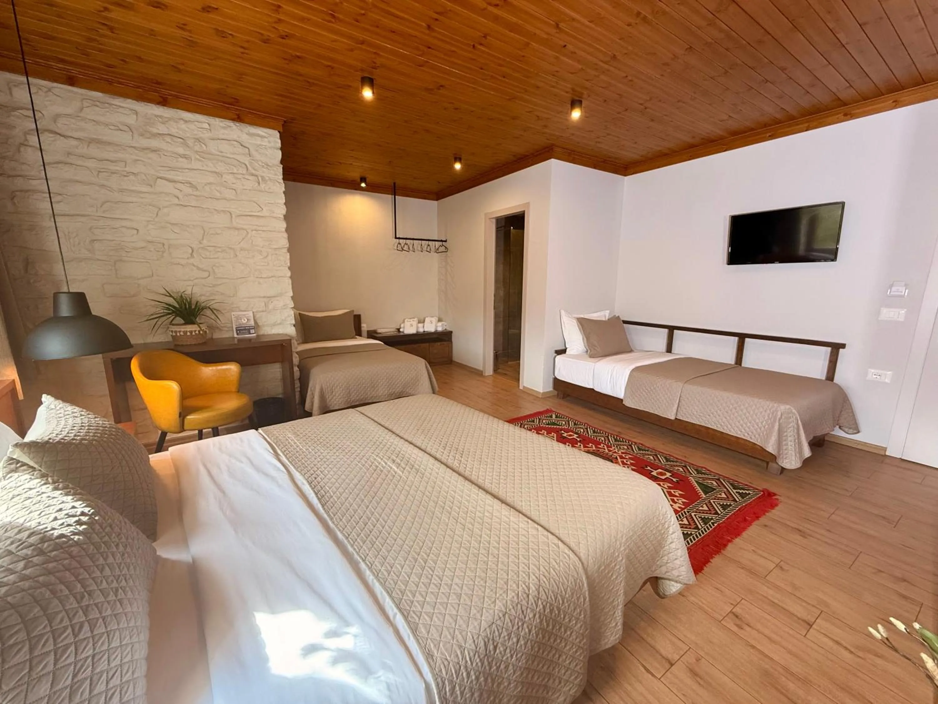 Bed in The Stone Sky Hotel