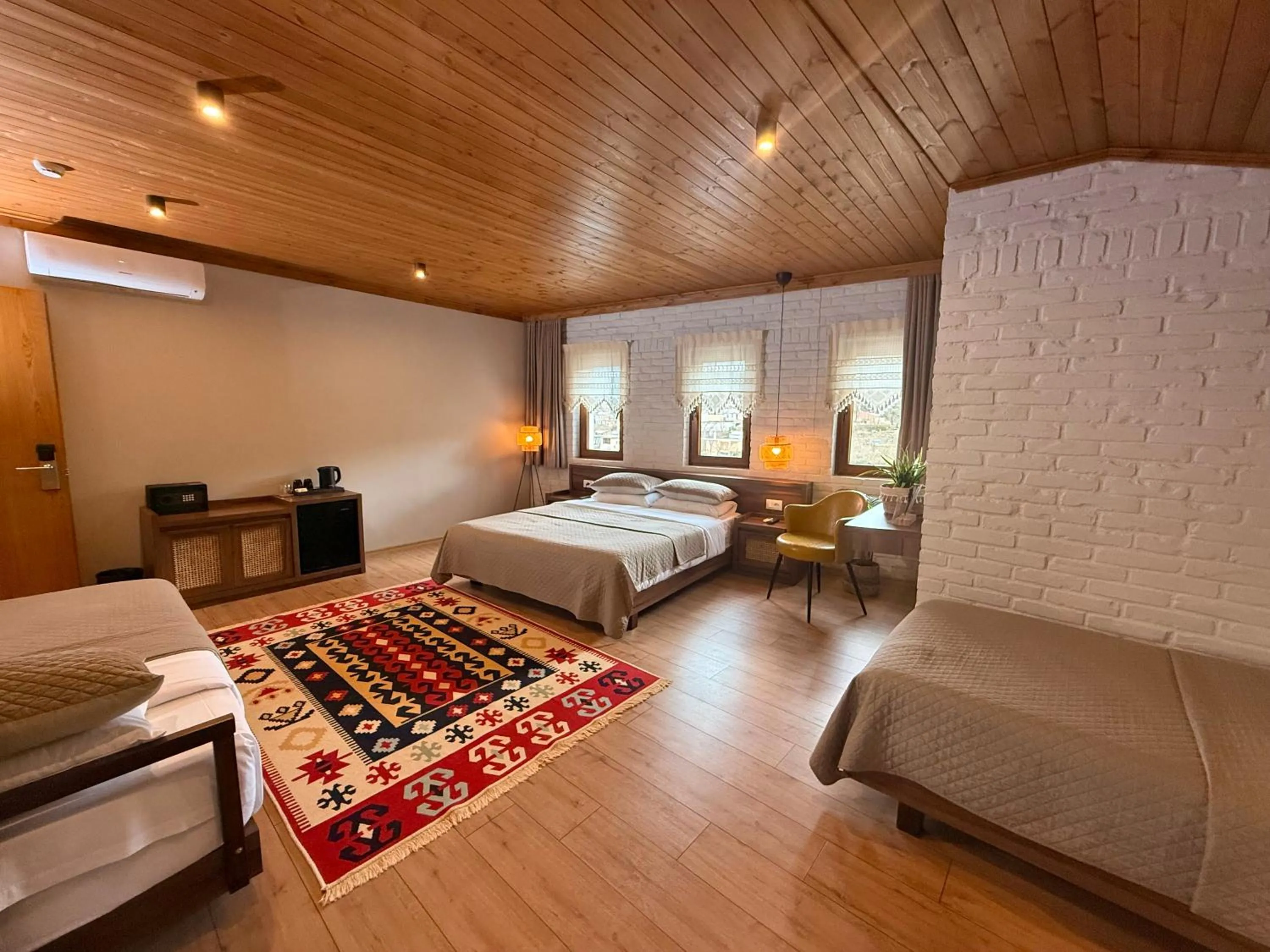 Bed in The Stone Sky Hotel