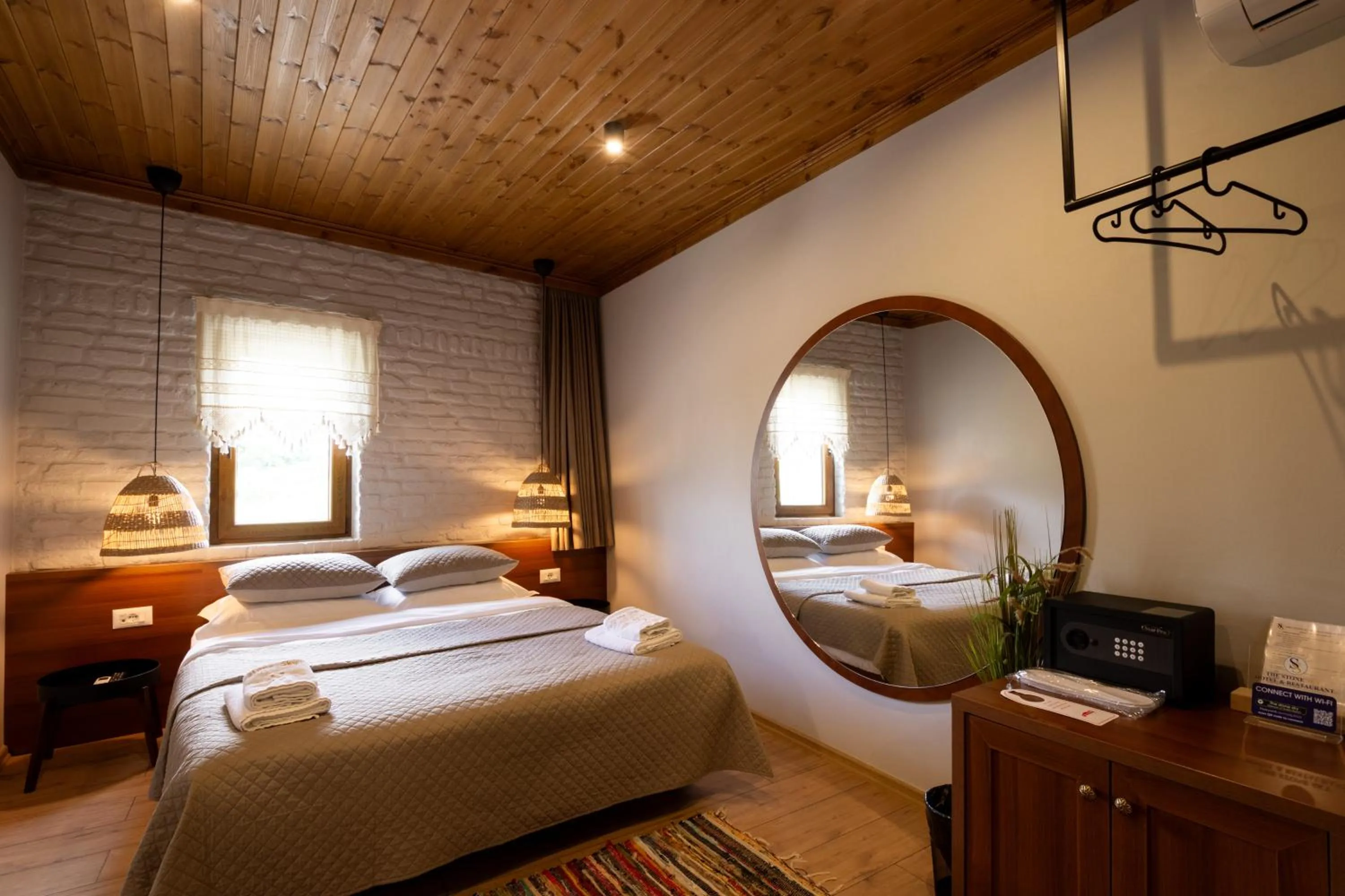 Bed in The Stone Sky Hotel