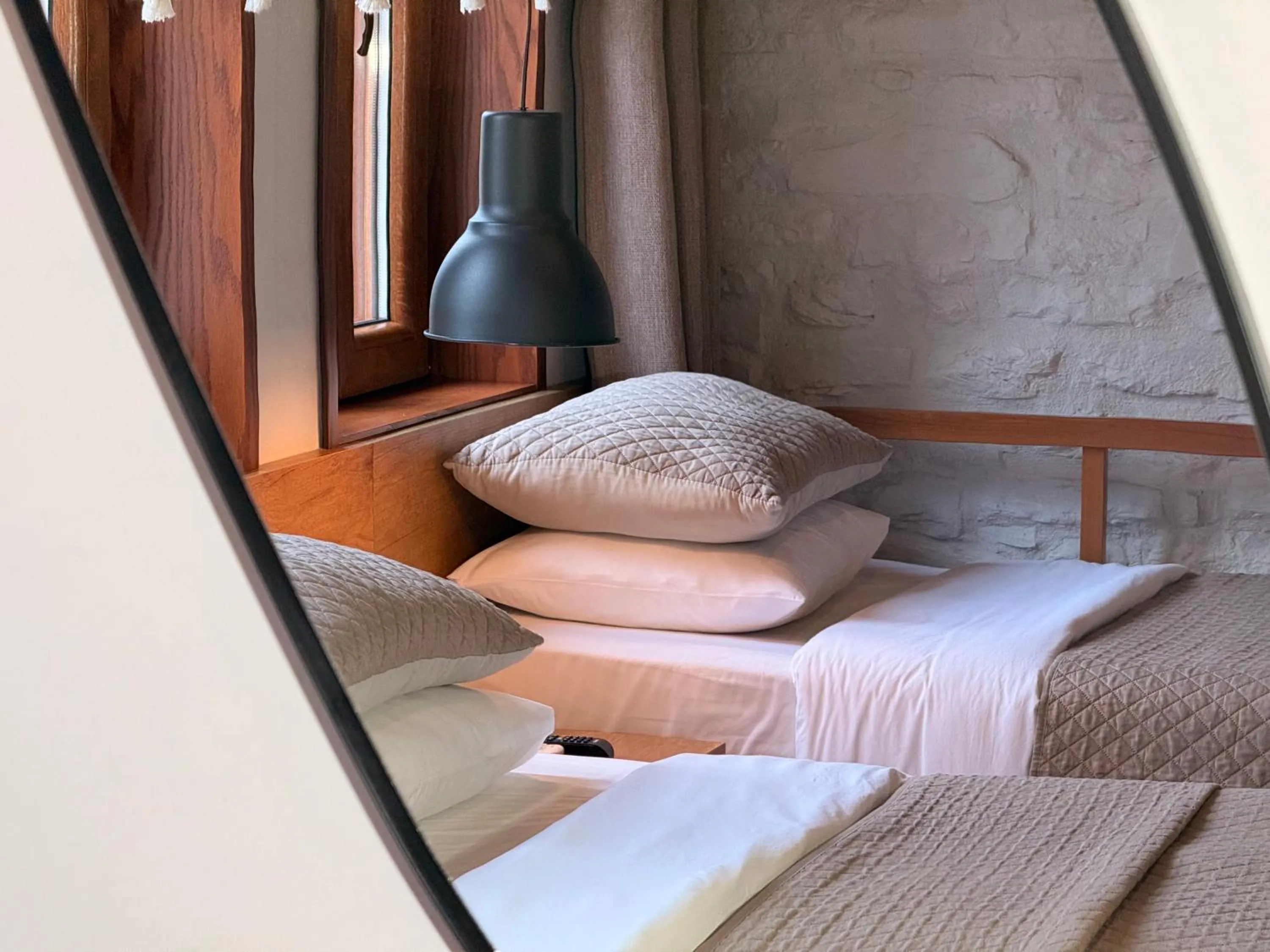 Bed in The Stone Sky Hotel