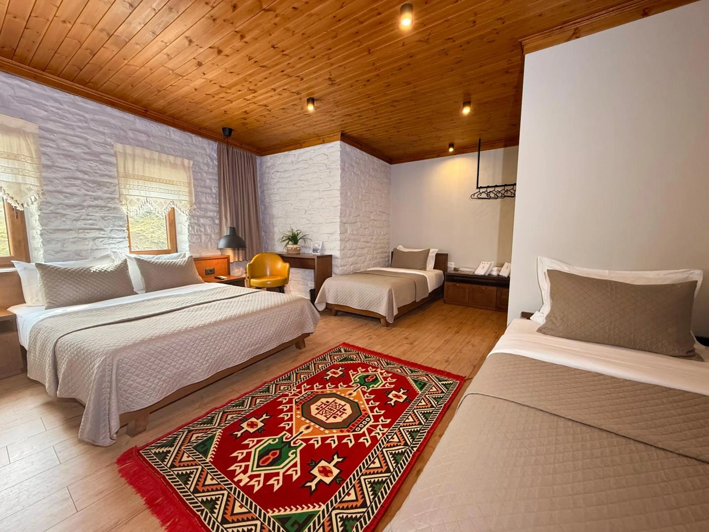 Bed in The Stone Sky Hotel