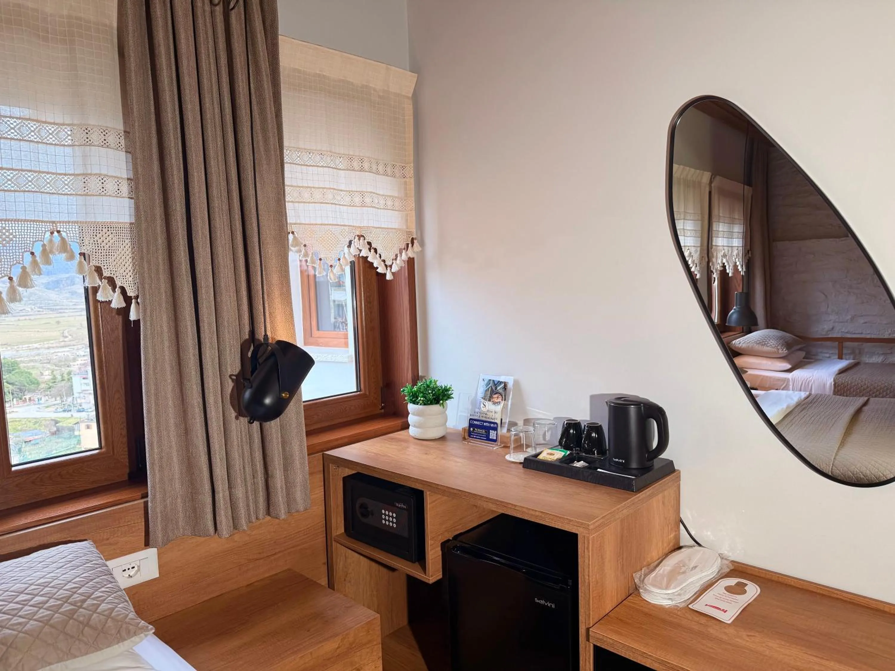 Bed in The Stone Sky Hotel