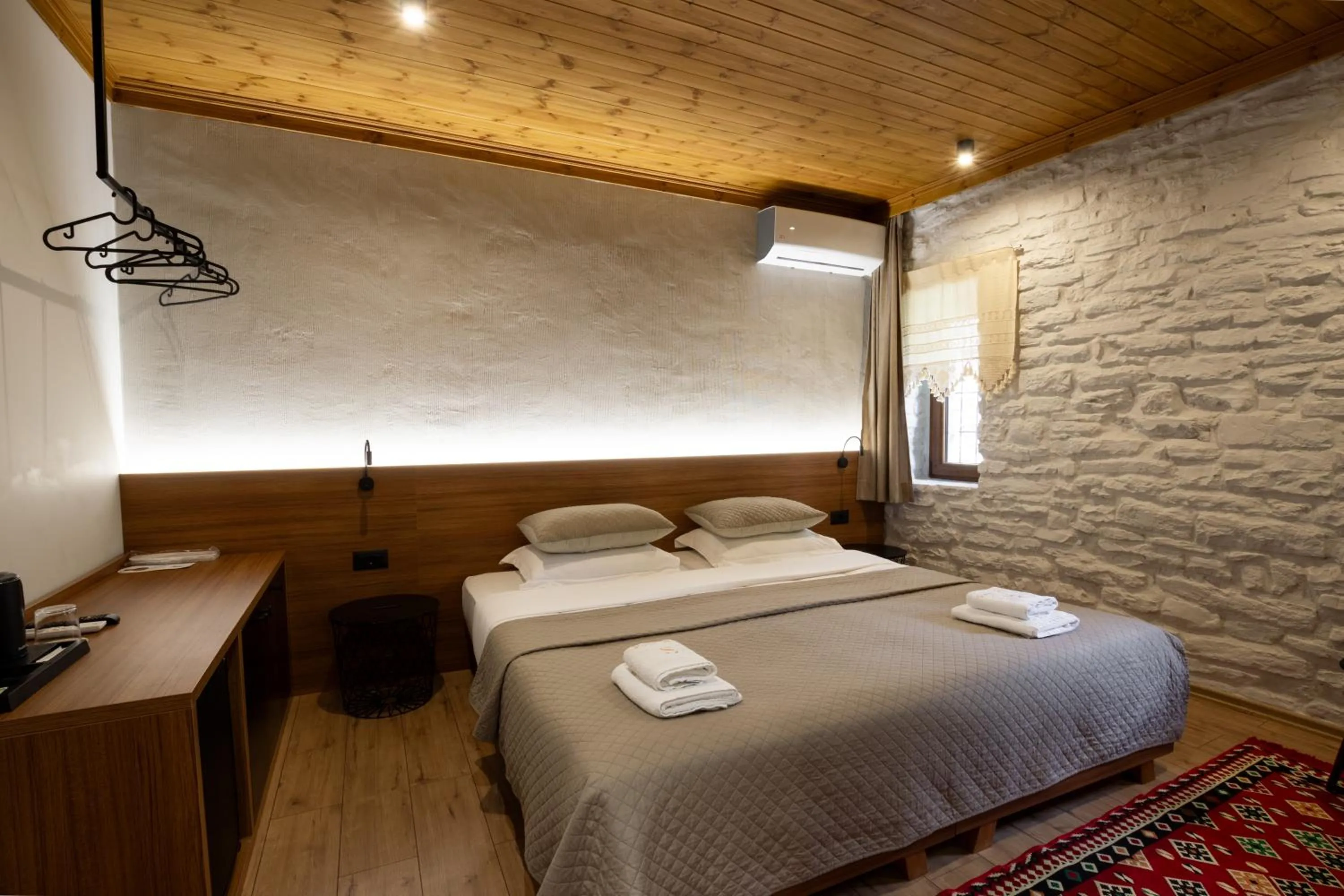 Bed in The Stone Sky Hotel