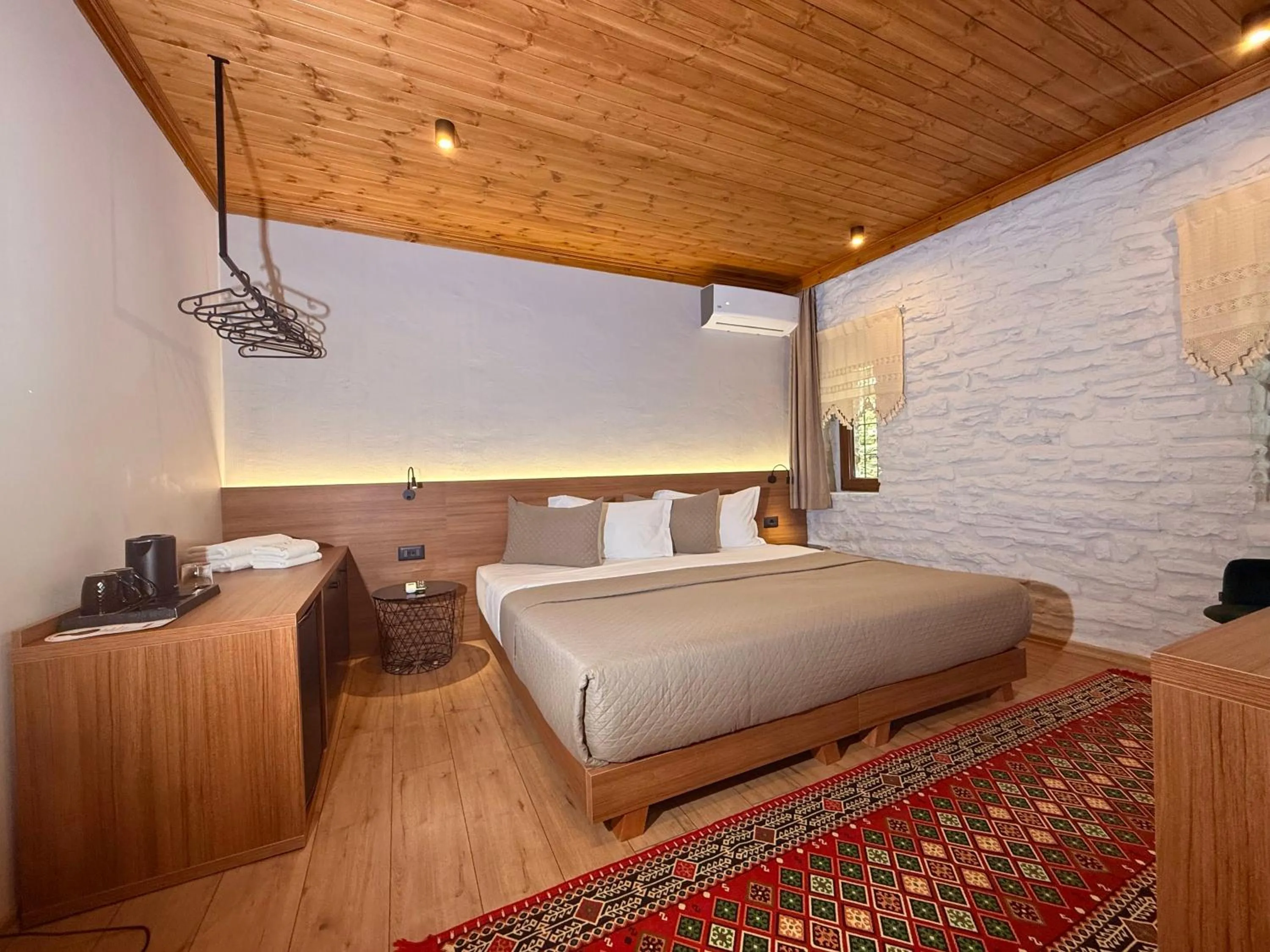 Bed in The Stone Sky Hotel