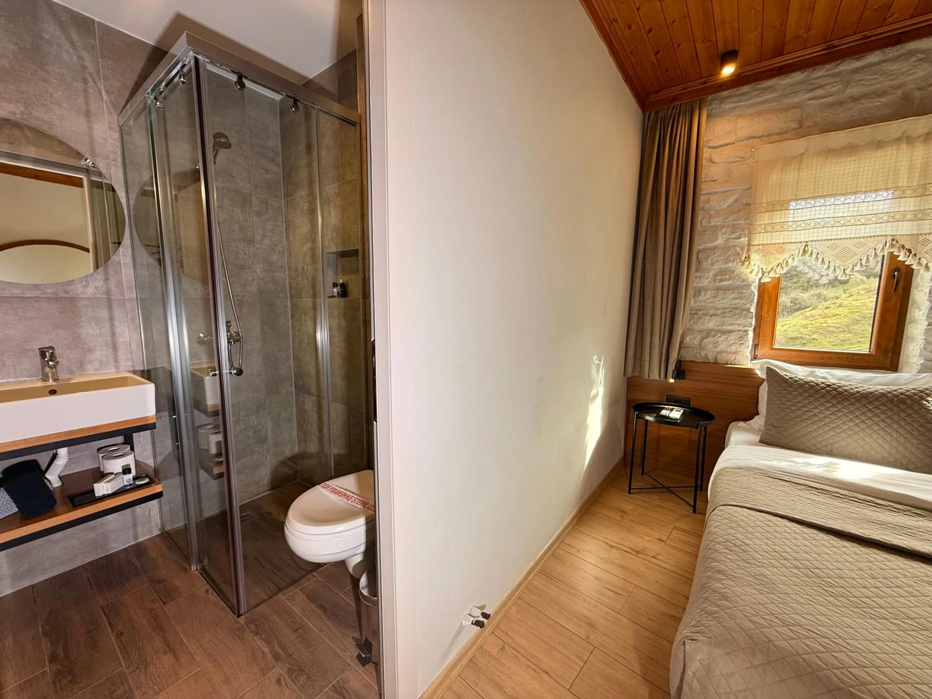 Bed in The Stone Sky Hotel