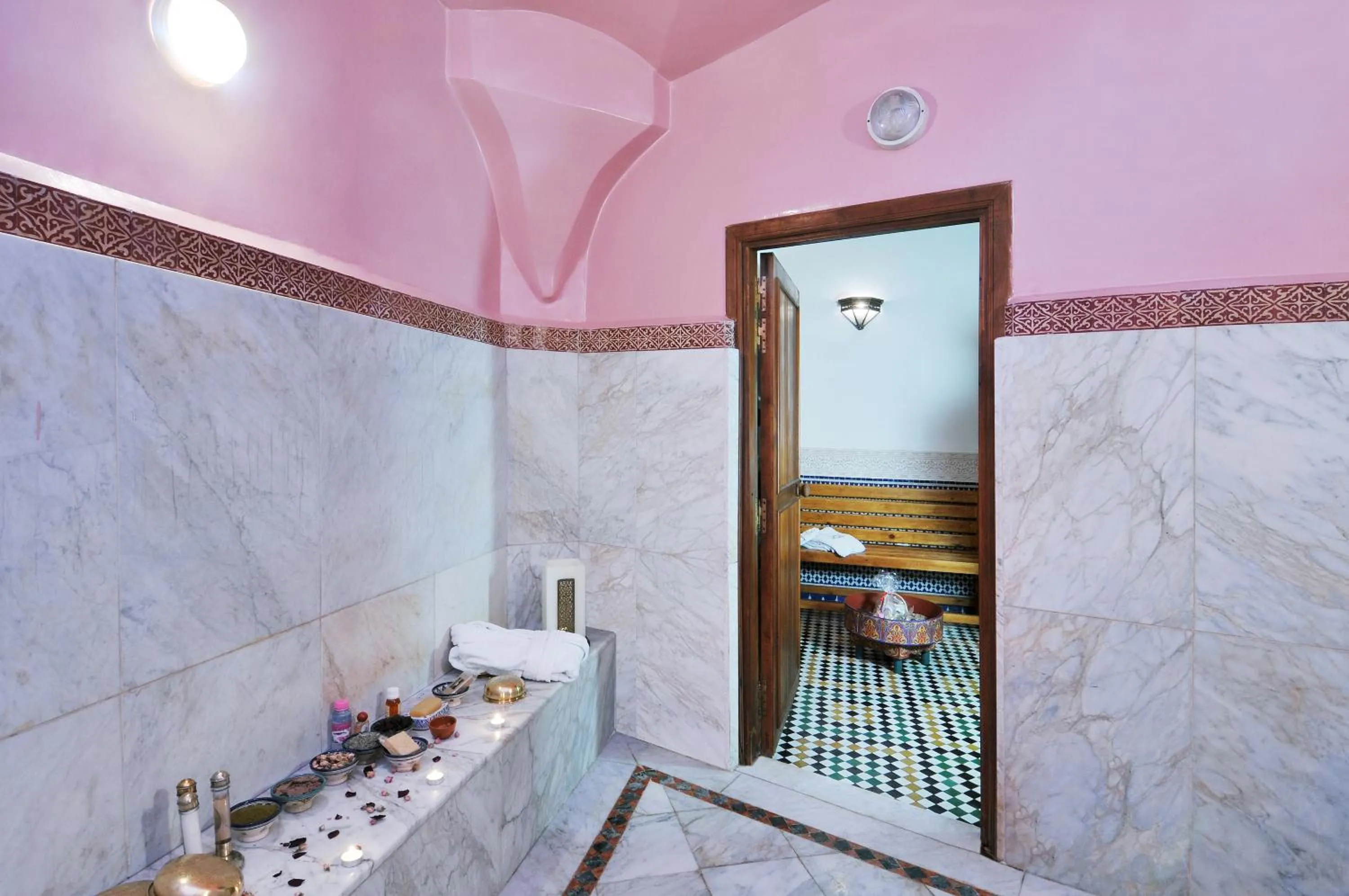 Steam room in Riad Myra