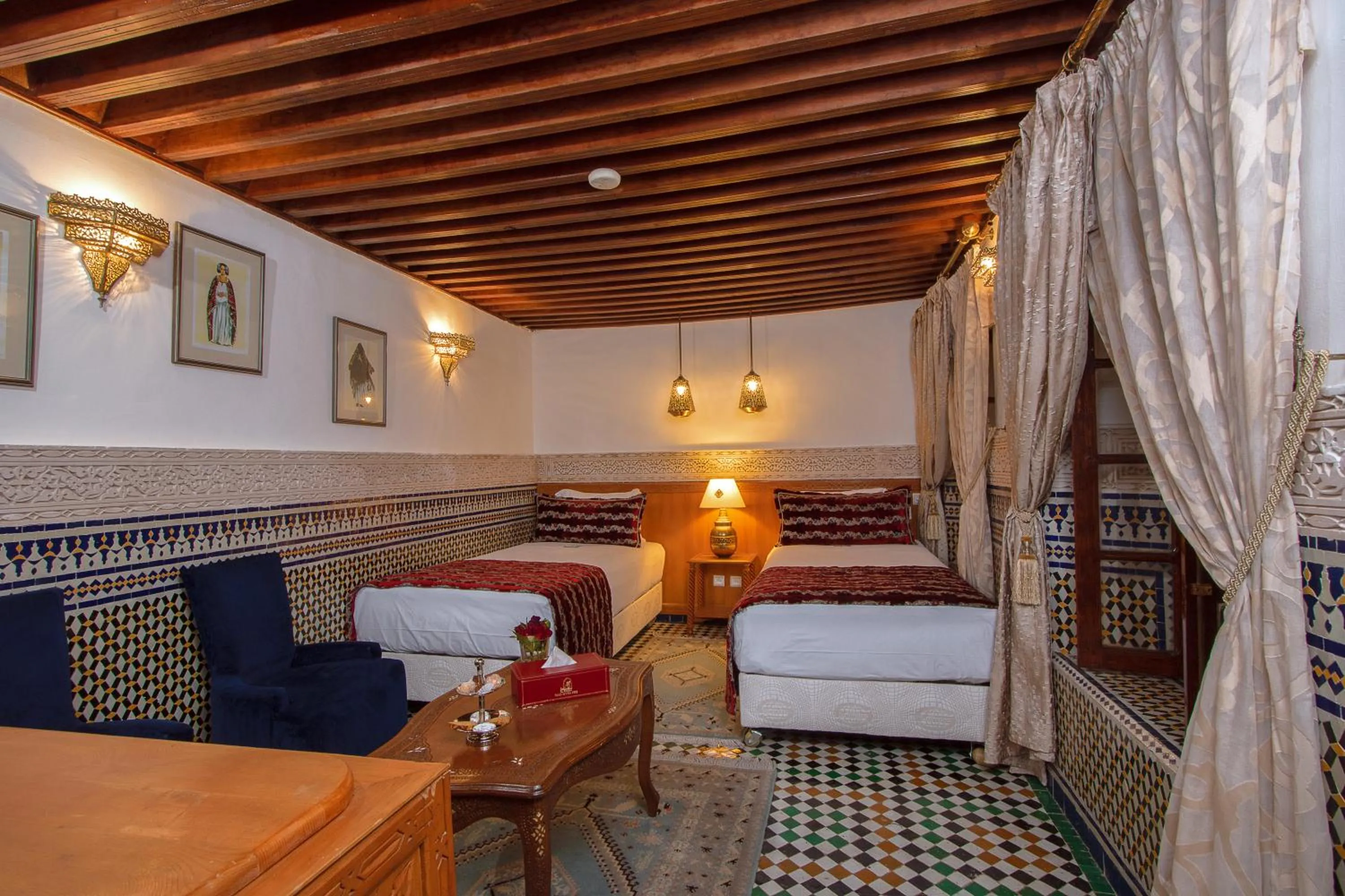 Bed in Riad Myra