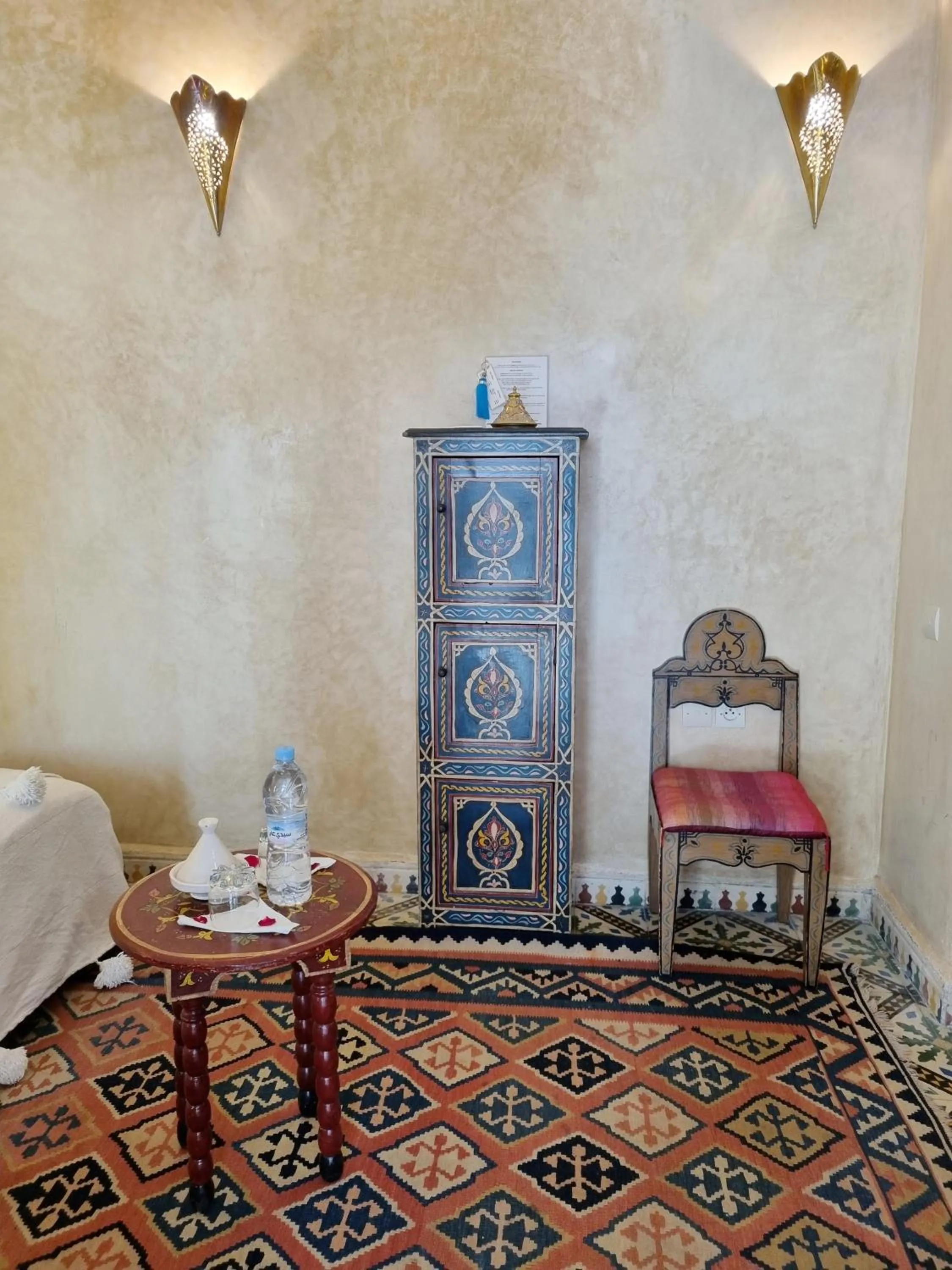 Seating area in Riad Adriana