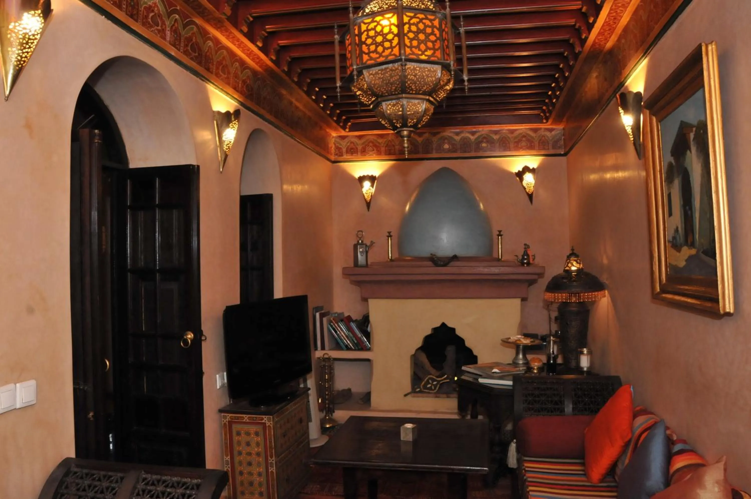 Lobby or reception in Riad Adriana