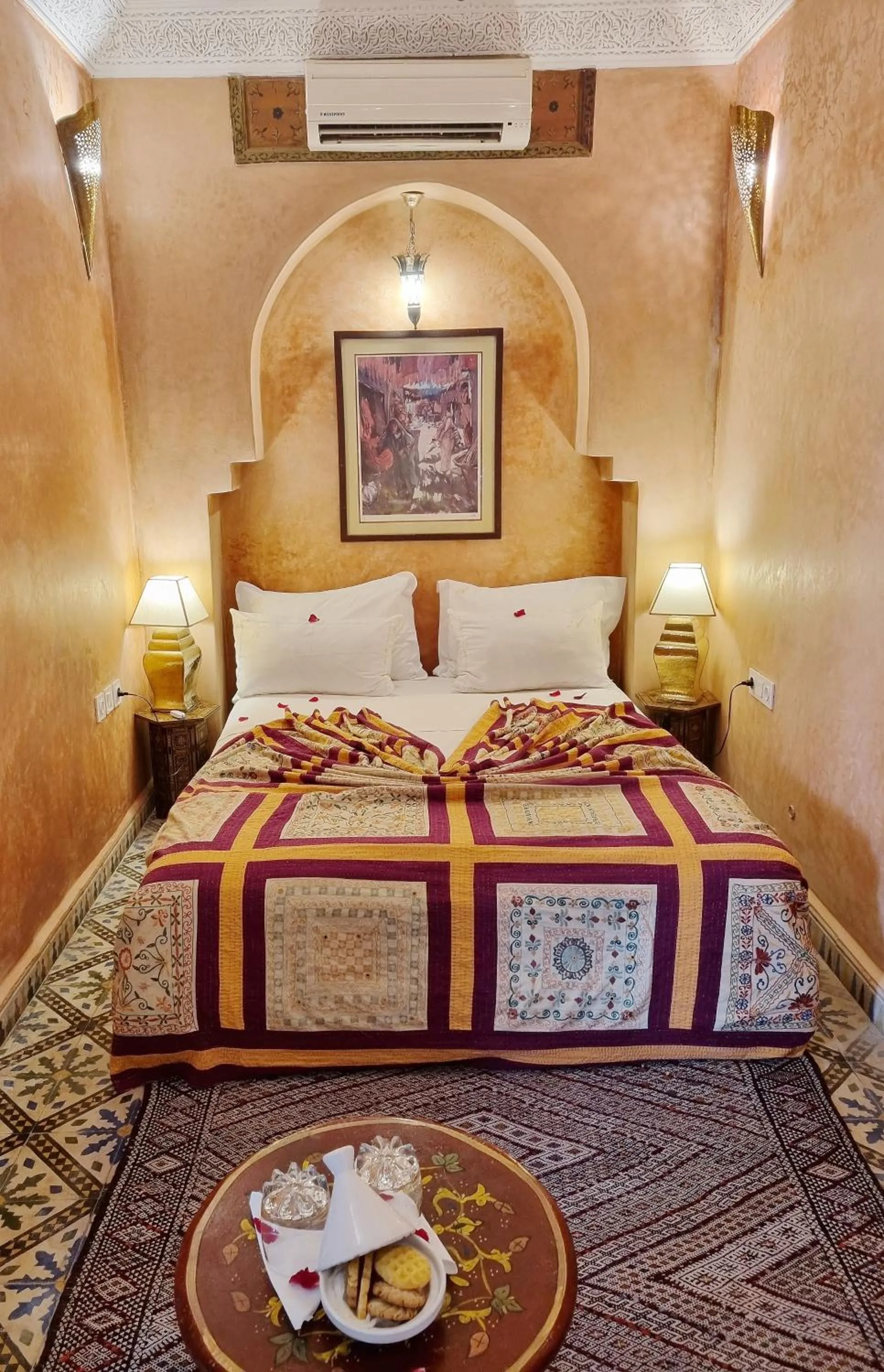 Bed in Riad Adriana