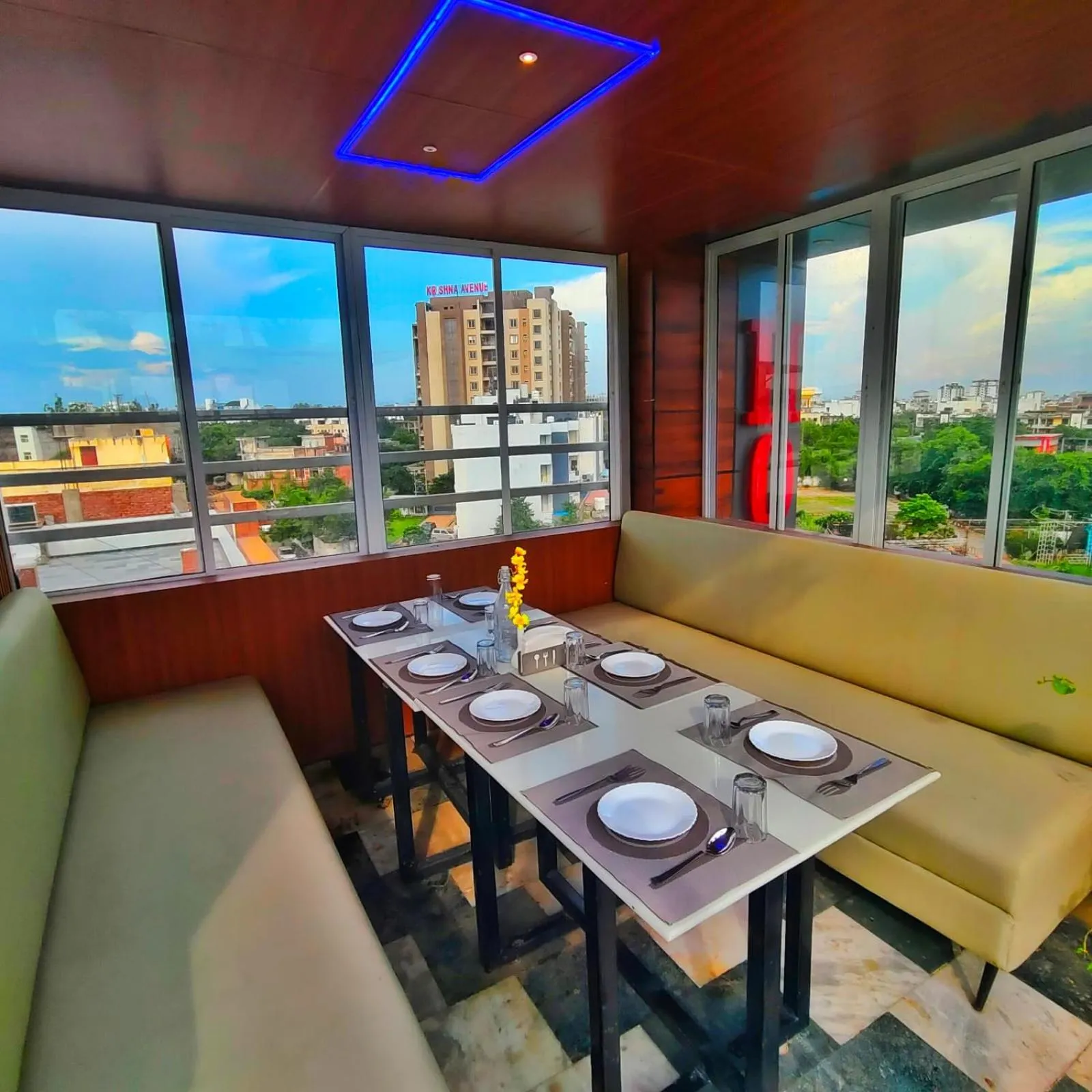 Dining area in Rich Grand Hotel