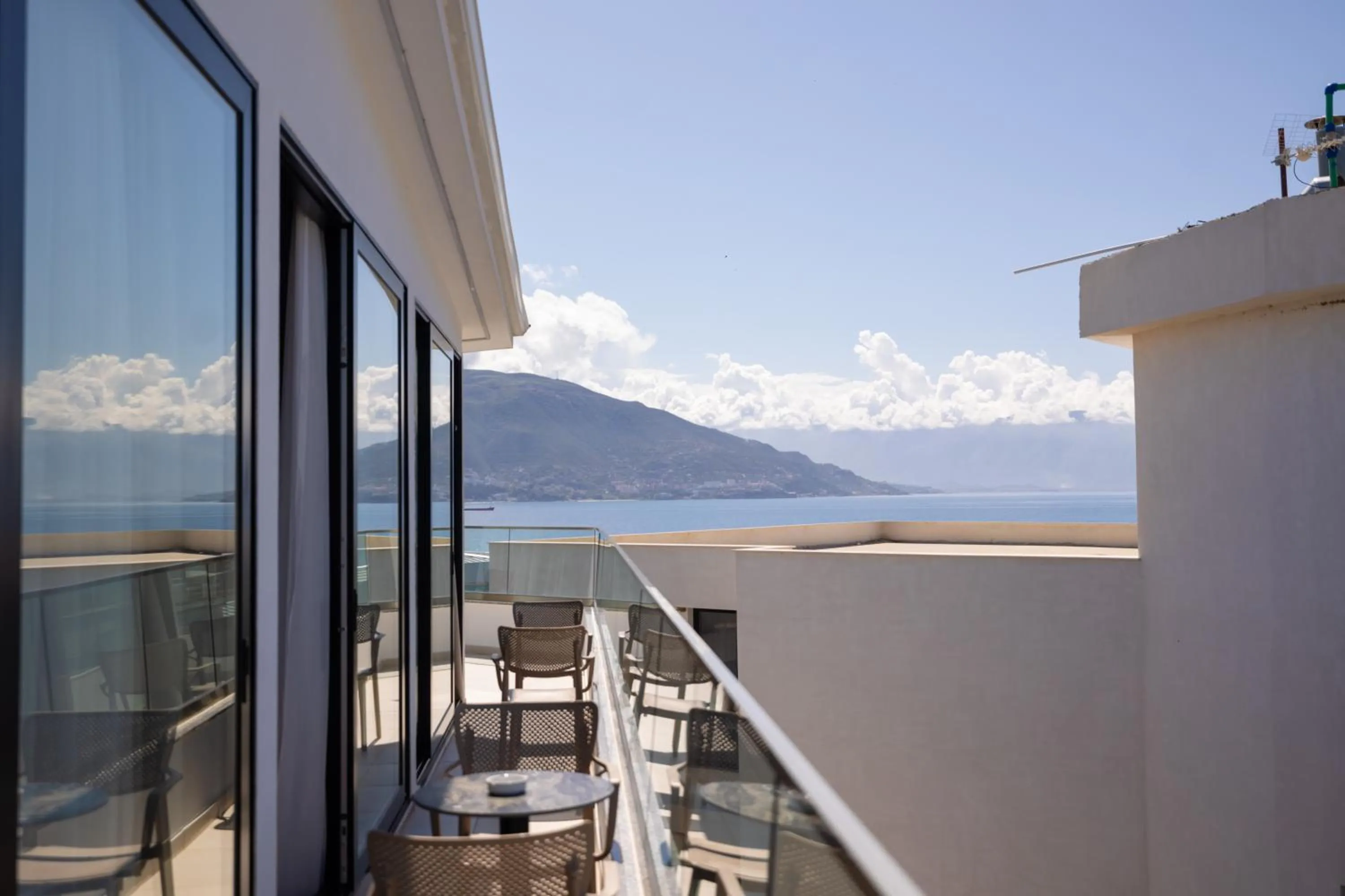 Patio in Sea & Sand Hotel