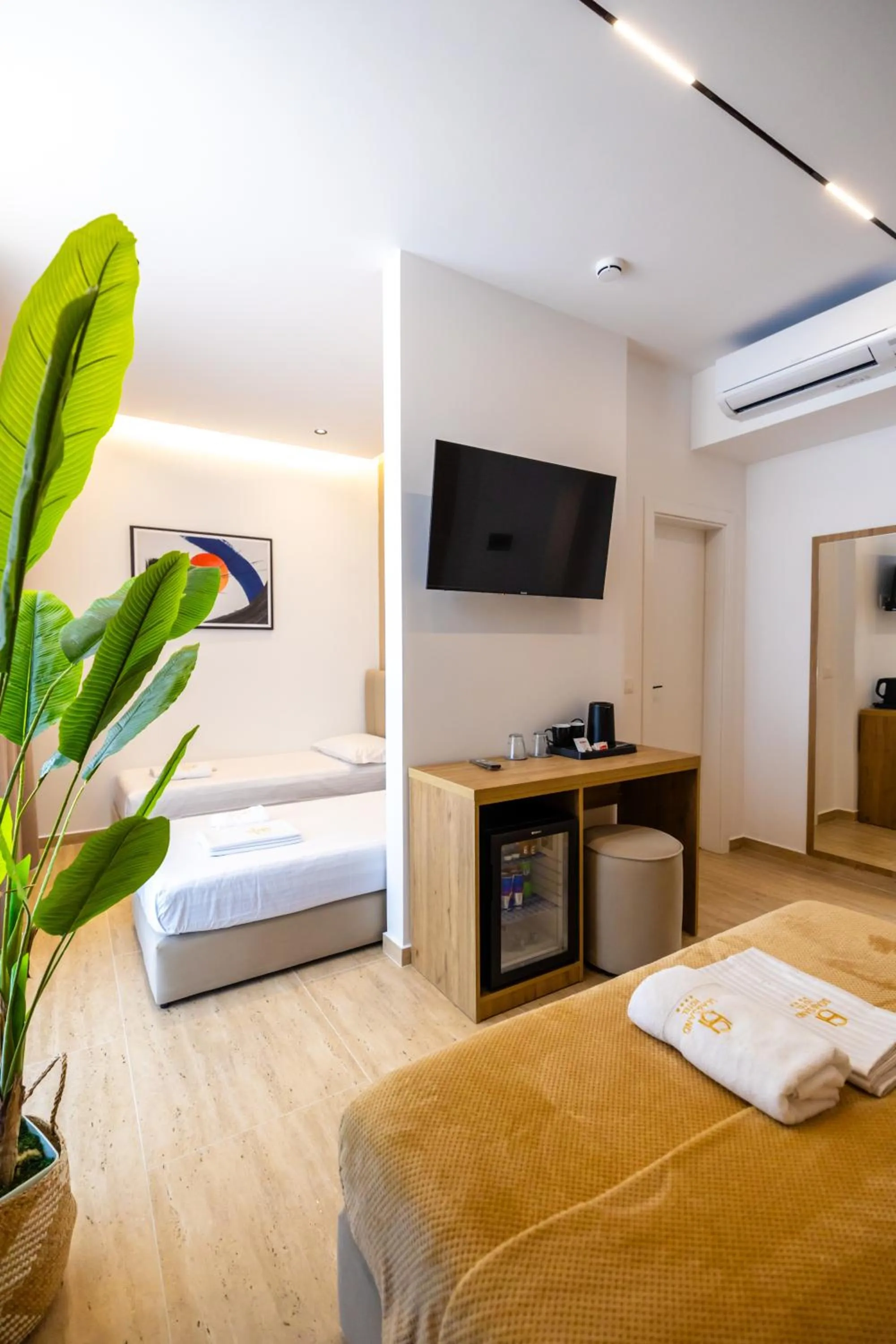 Bed in Sea & Sand Hotel