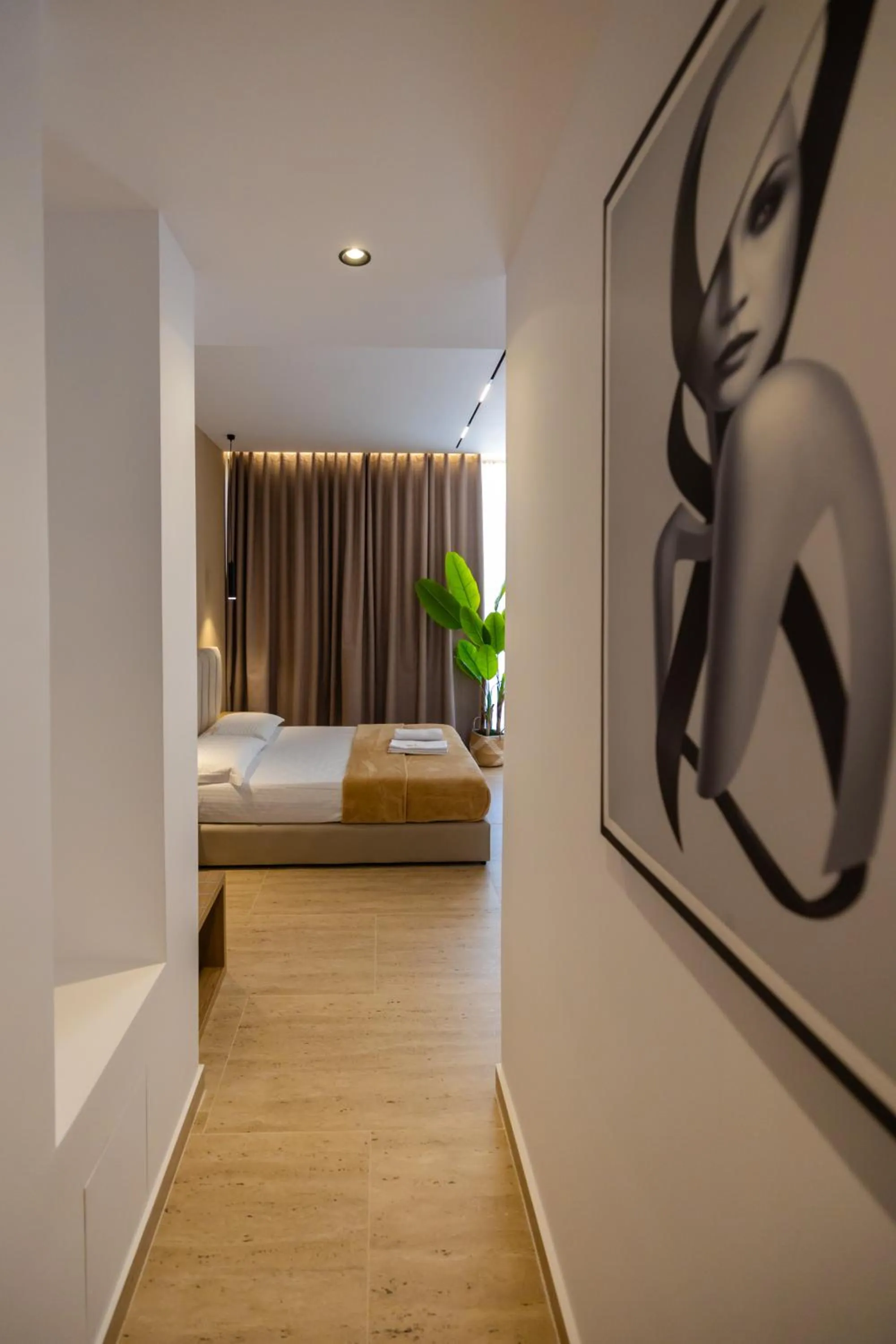 Bed in Sea & Sand Hotel