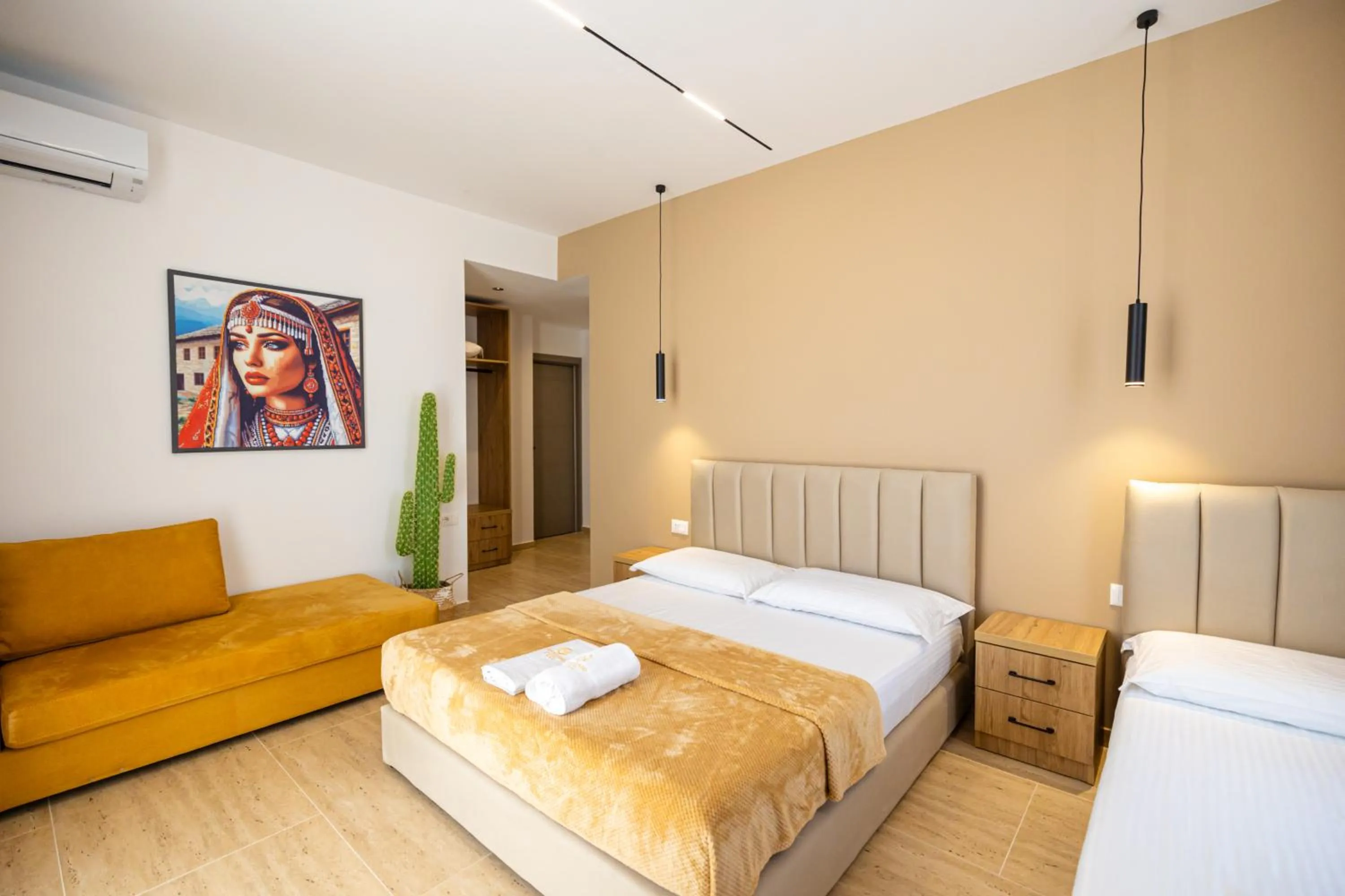 Bed in Sea & Sand Hotel