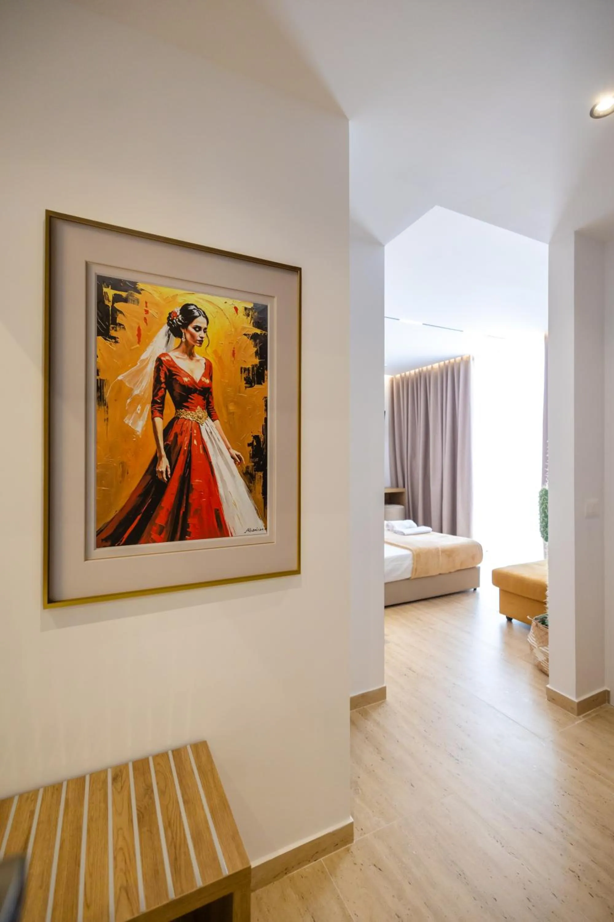 Bed in Sea & Sand Hotel