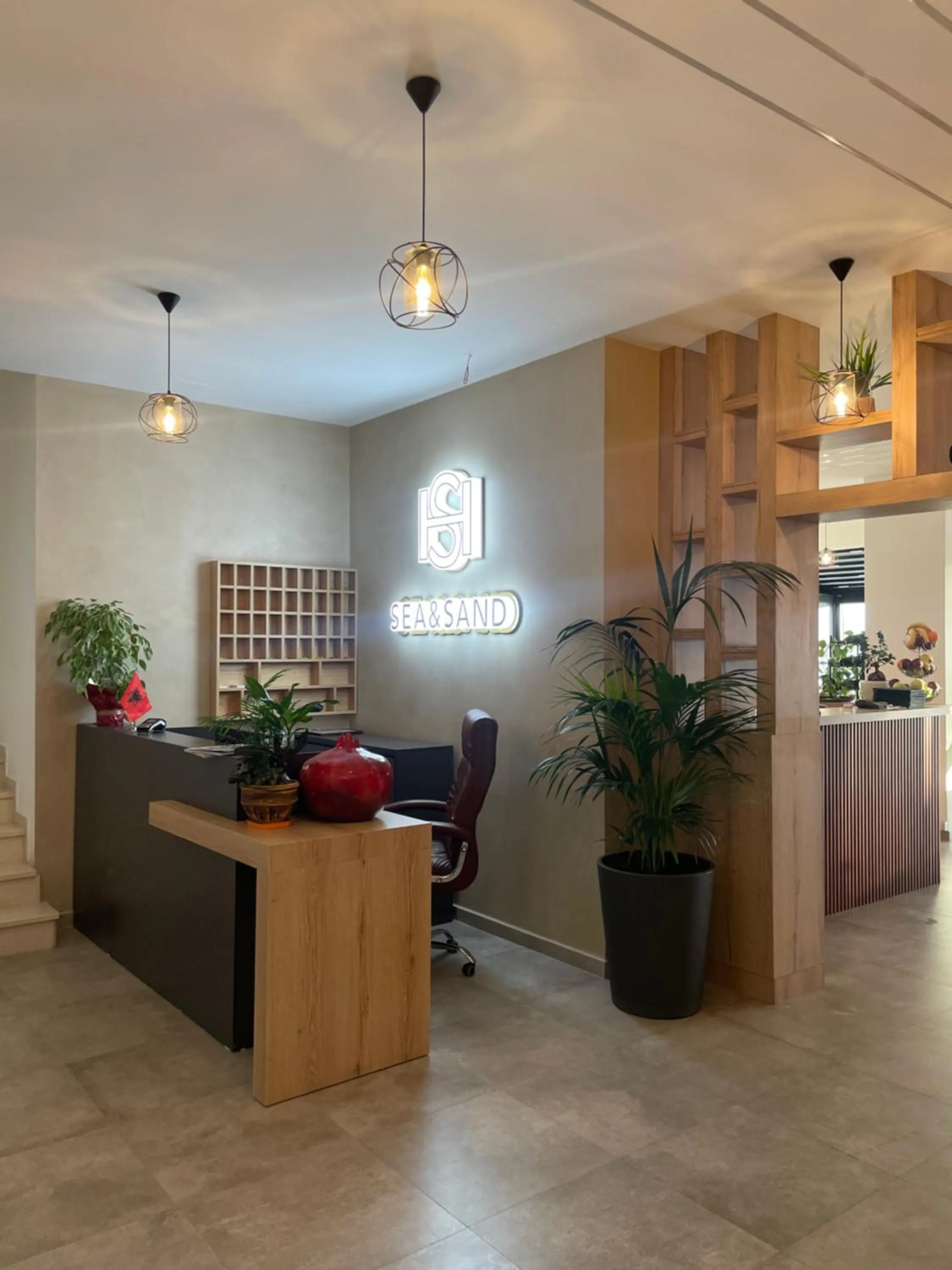 Living room in Sea & Sand Hotel