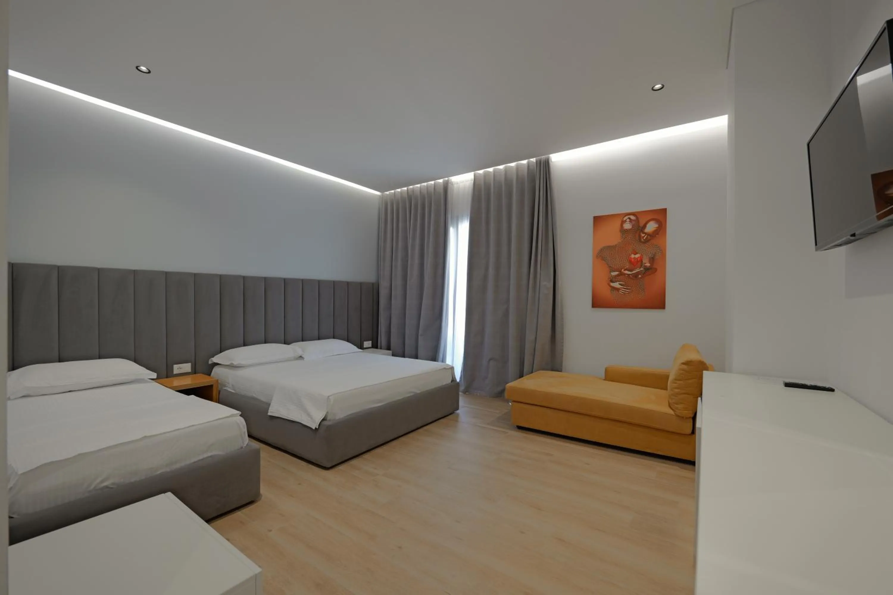 Bed in Sea & Sand Hotel