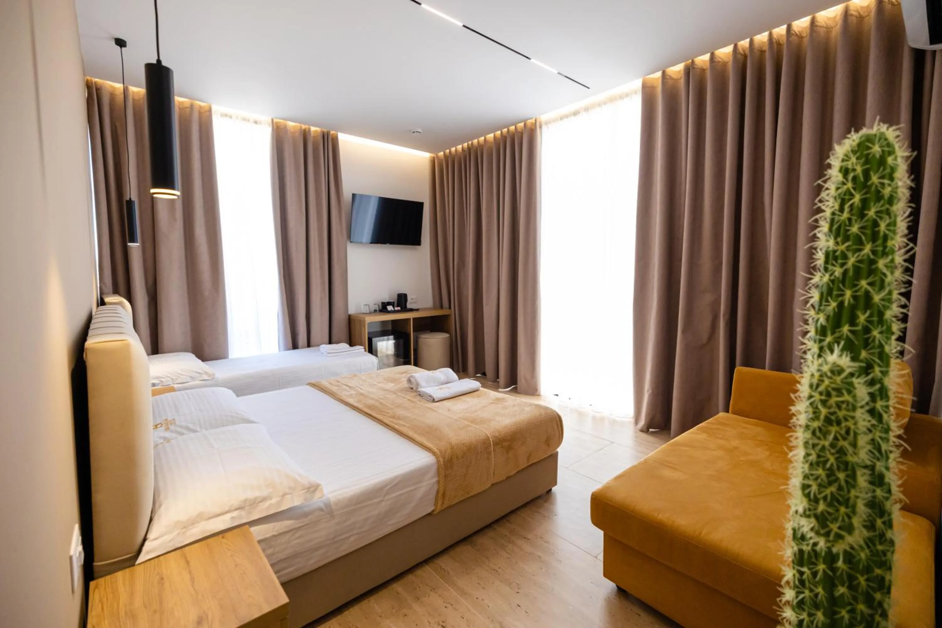 Bed in Sea & Sand Hotel