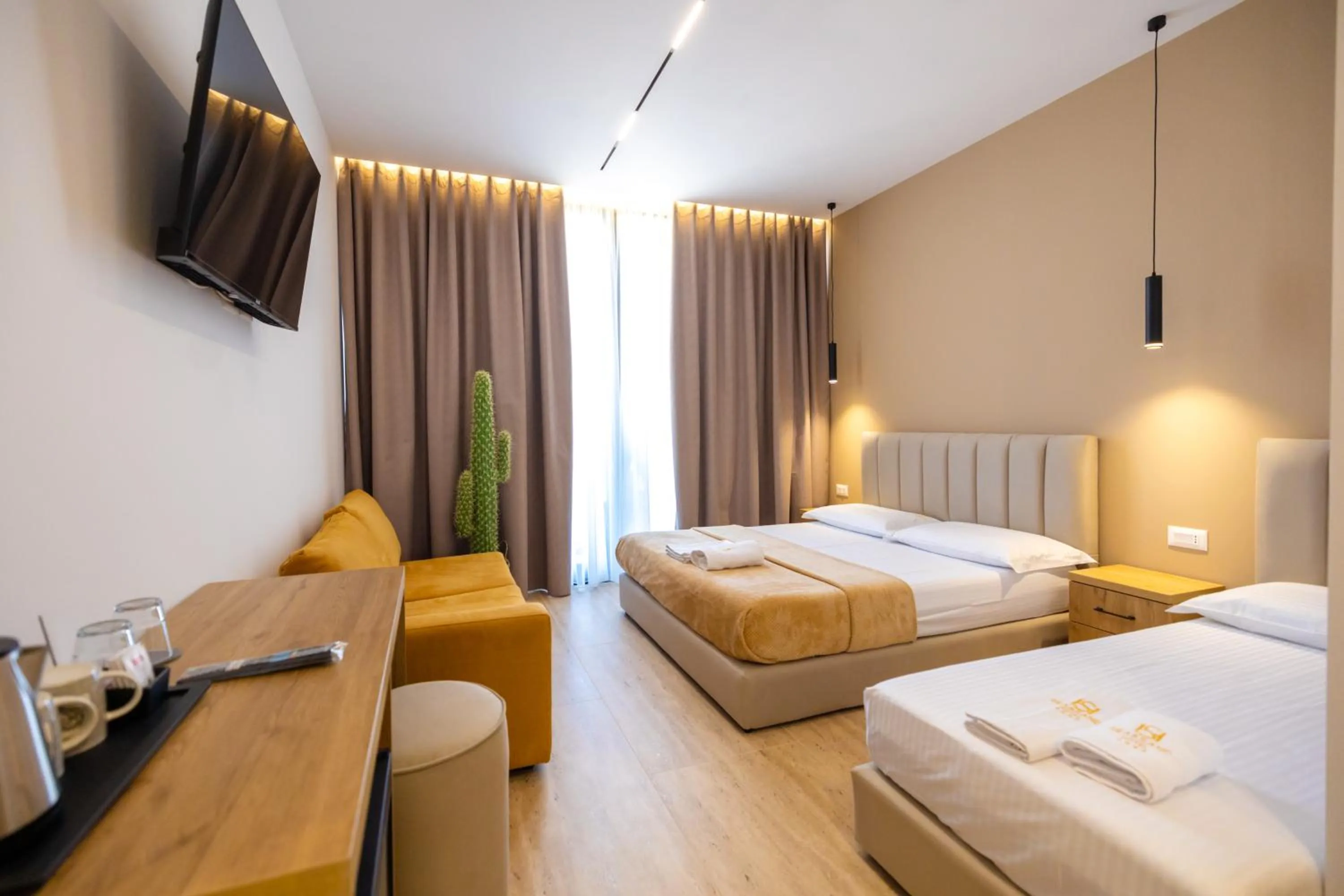 Bed in Sea & Sand Hotel