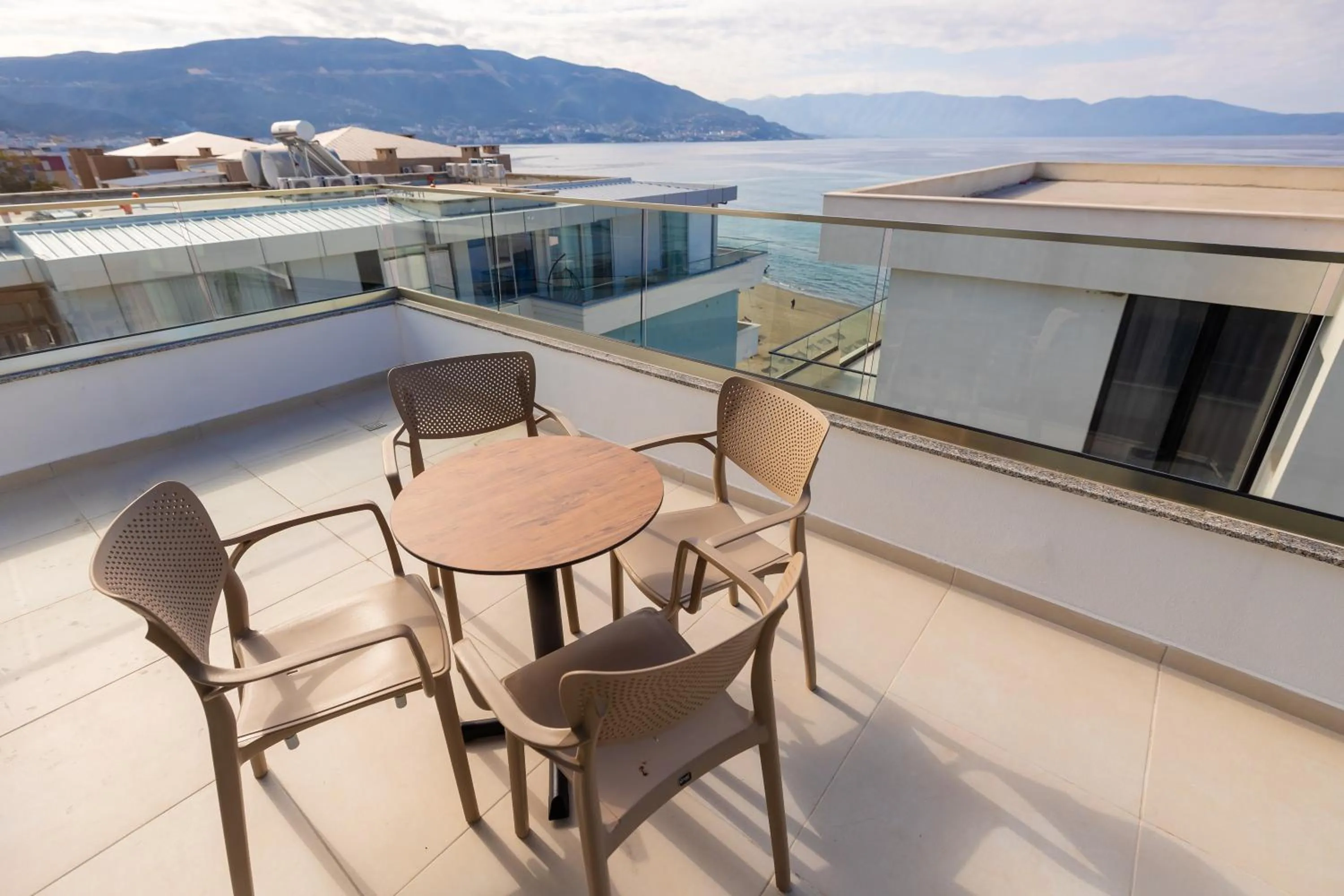Patio in Sea & Sand Hotel