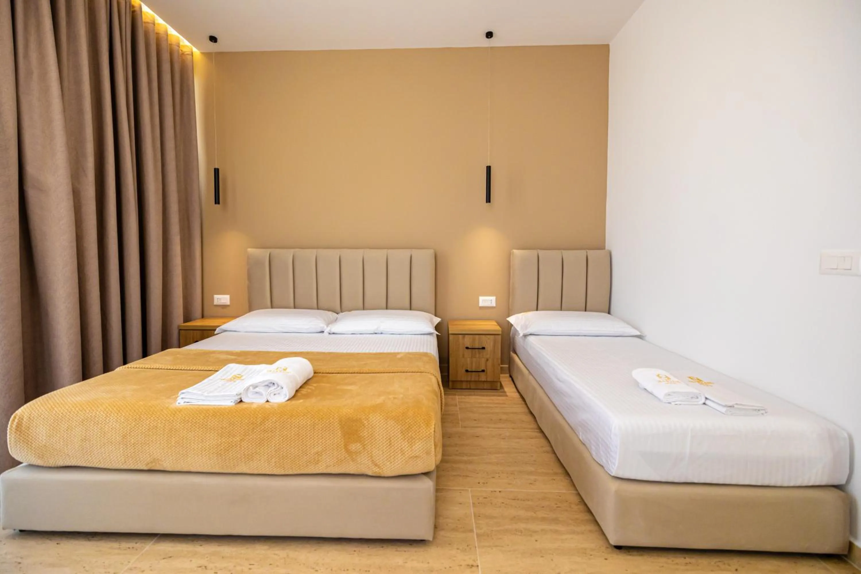 Bed in Sea & Sand Hotel