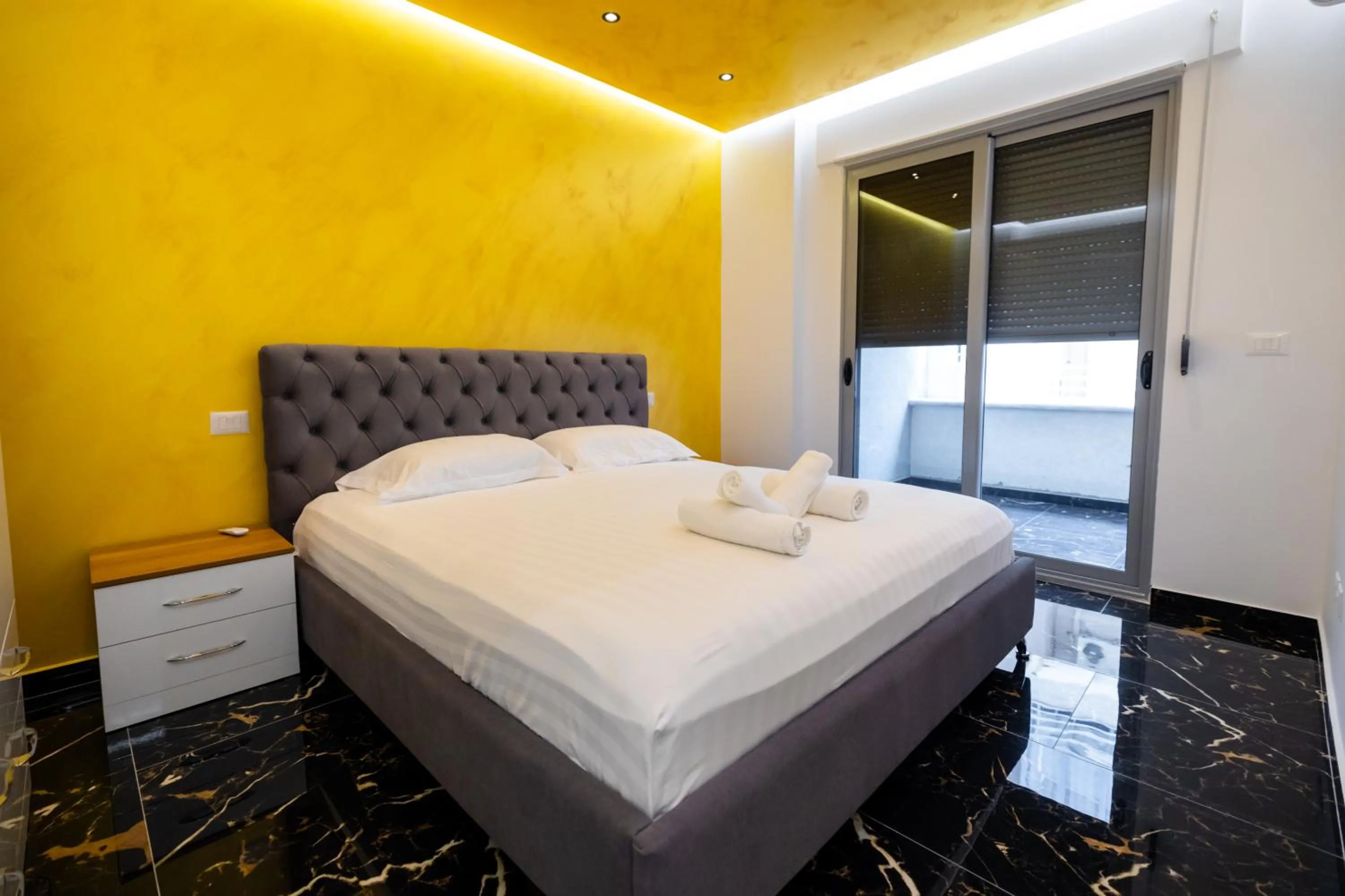 Bed in Sea & Sand Hotel