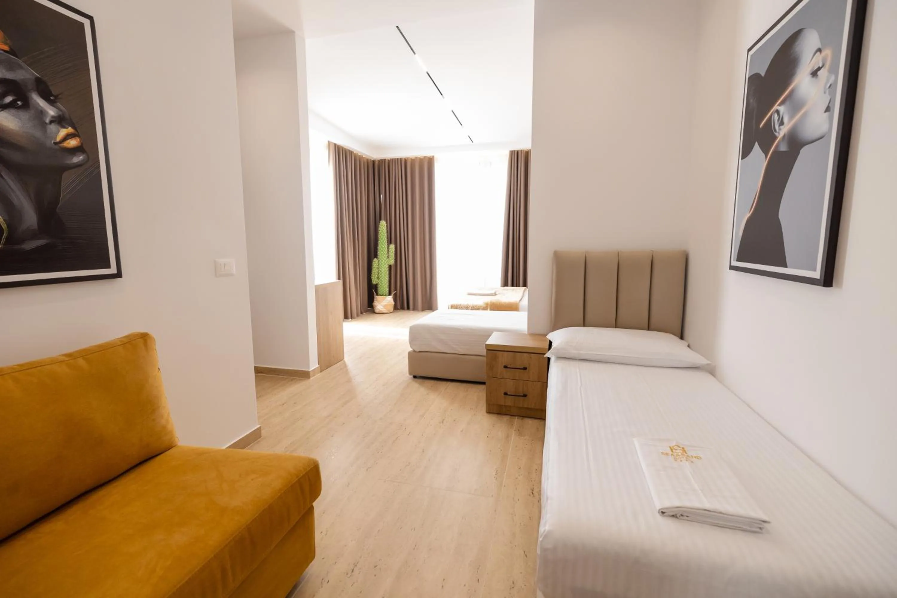 Bed in Sea & Sand Hotel