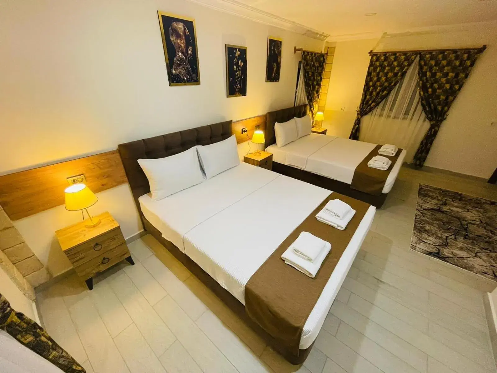 Bed in SiriuS Otel Pamukkale Bed in SiriuS Otel Pamukkale