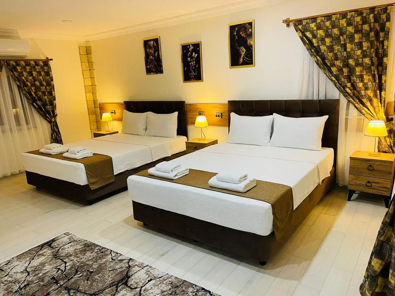 Bed in SiriuS Otel Pamukkale Bed in SiriuS Otel Pamukkale