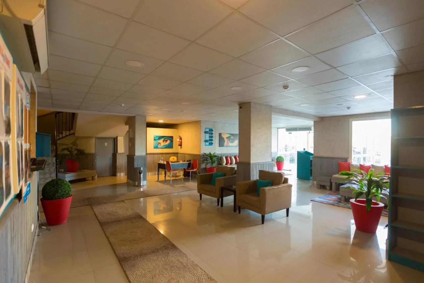 Lobby or reception in Jawhara Inn Hotel - فندق الجوهرة سفاجا