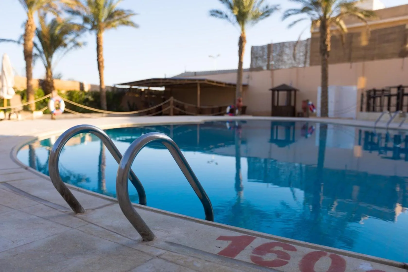 Pool view in Jawhara Inn Hotel - فندق الجوهرة سفاجا