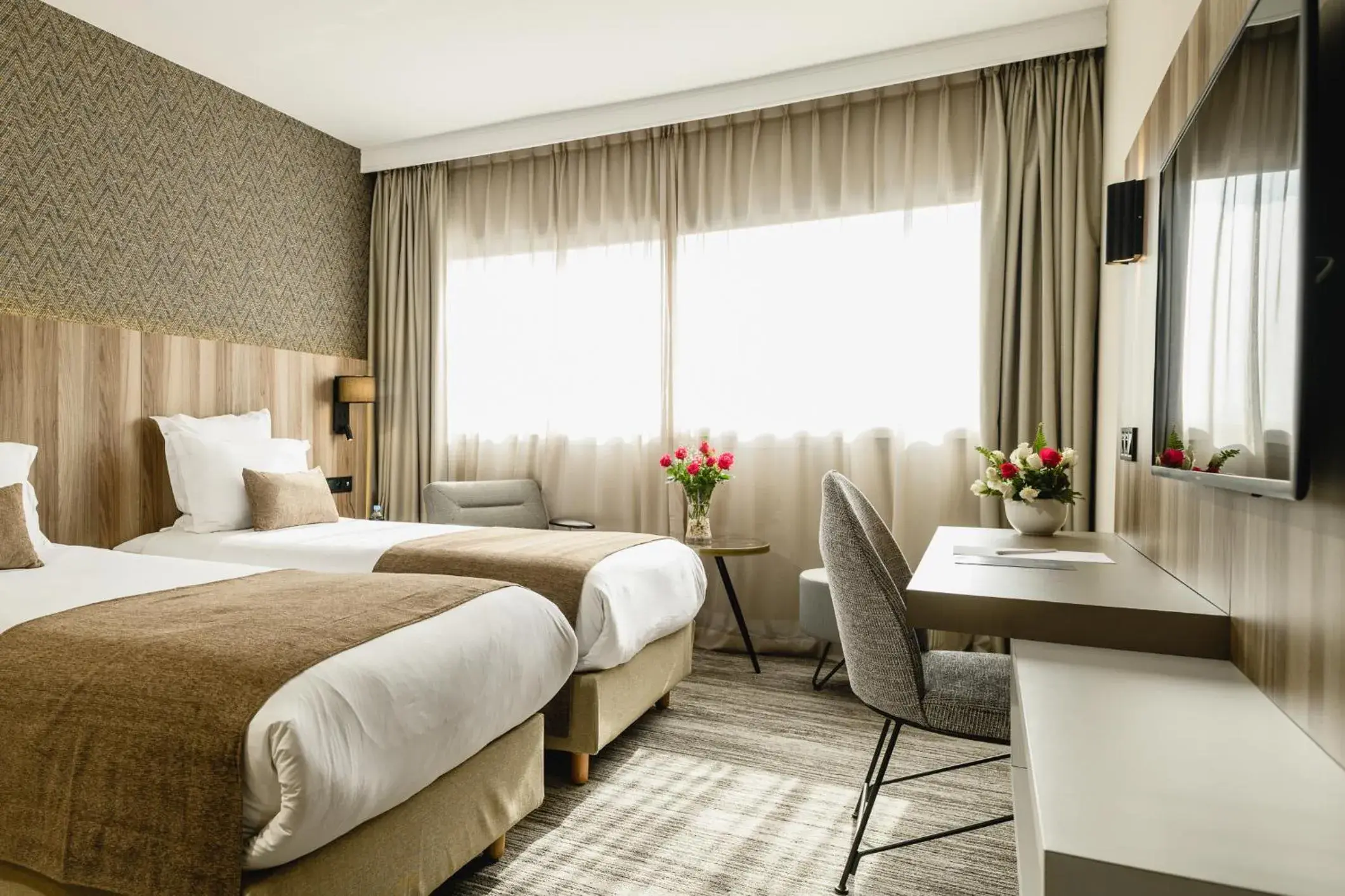 Bedroom, Bed in Idou Anfa Hôtel & Spa Bedroom, Bed in Idou Anfa Hôtel & Spa