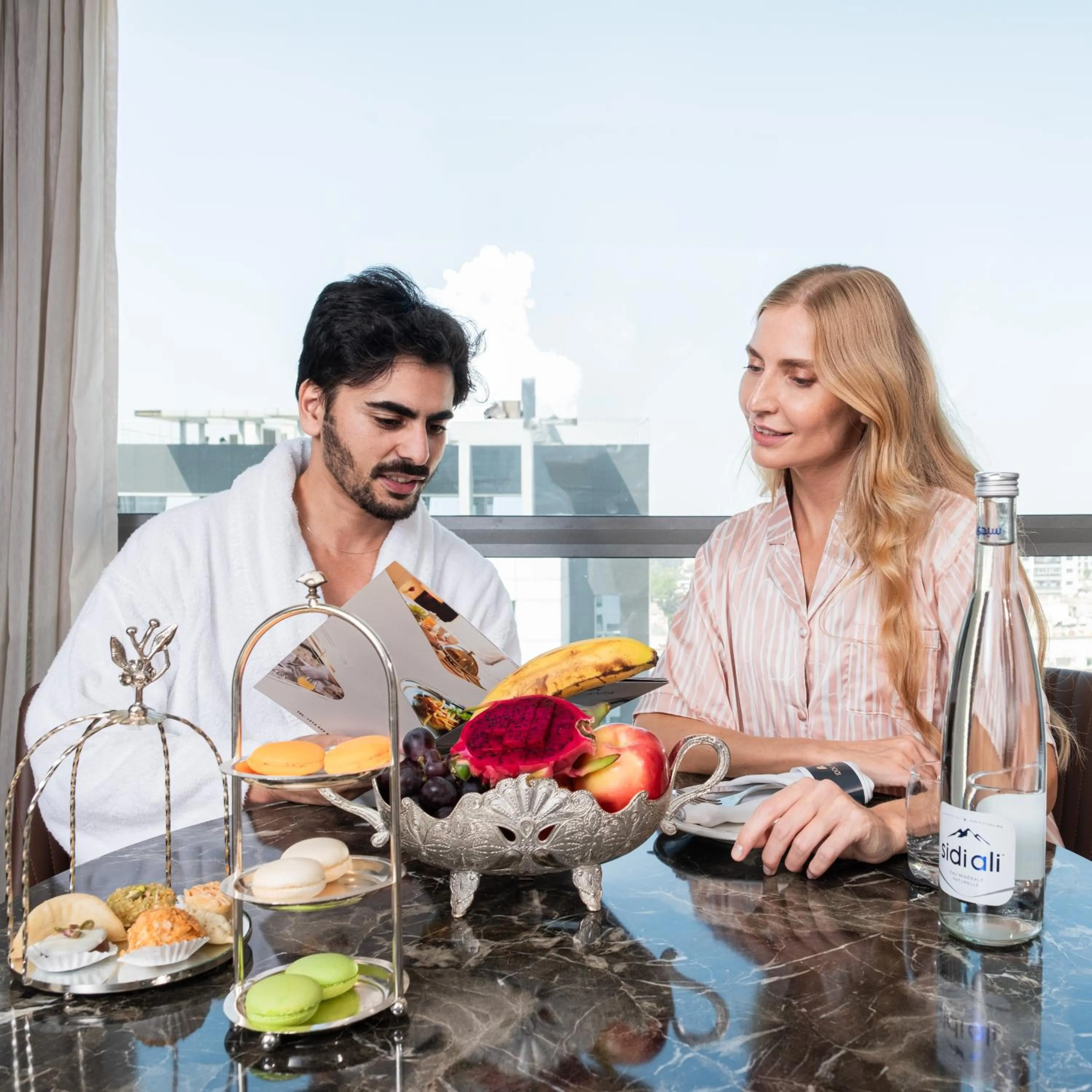 Food and drinks in Idou Anfa Hôtel & Spa