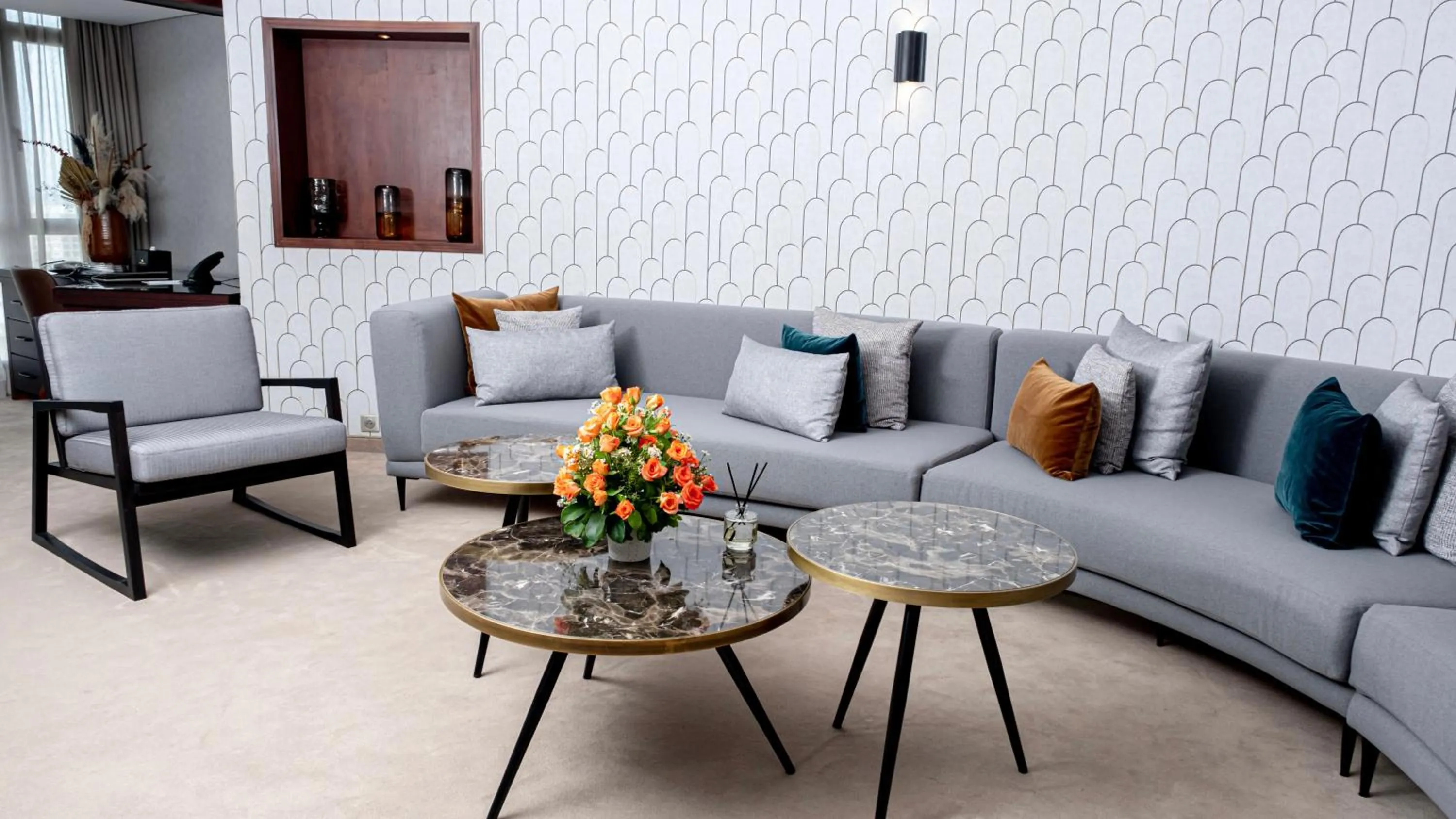 Living room in Idou Anfa Hôtel & Spa