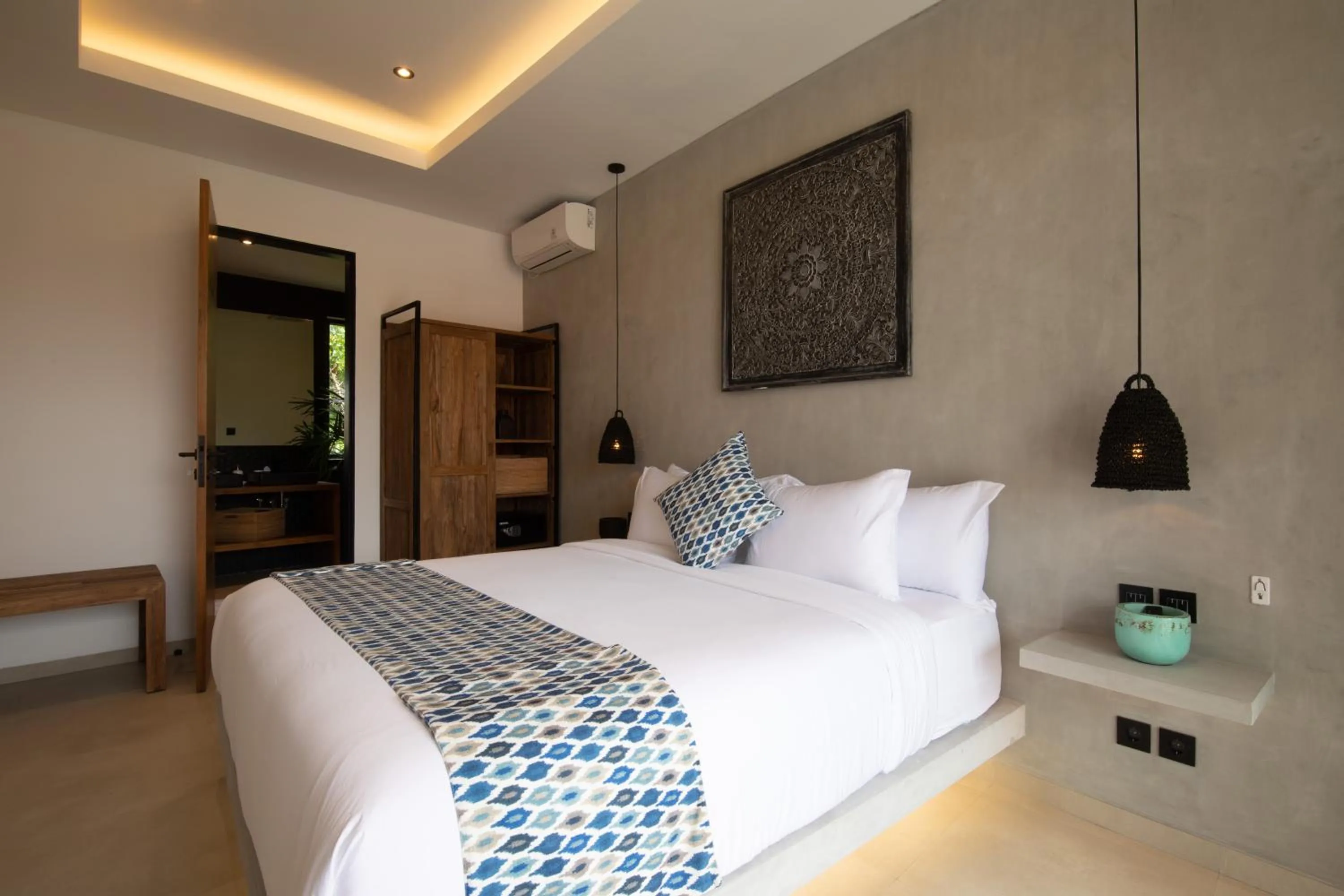 Bed in Zayana Villas Resort Seminyak