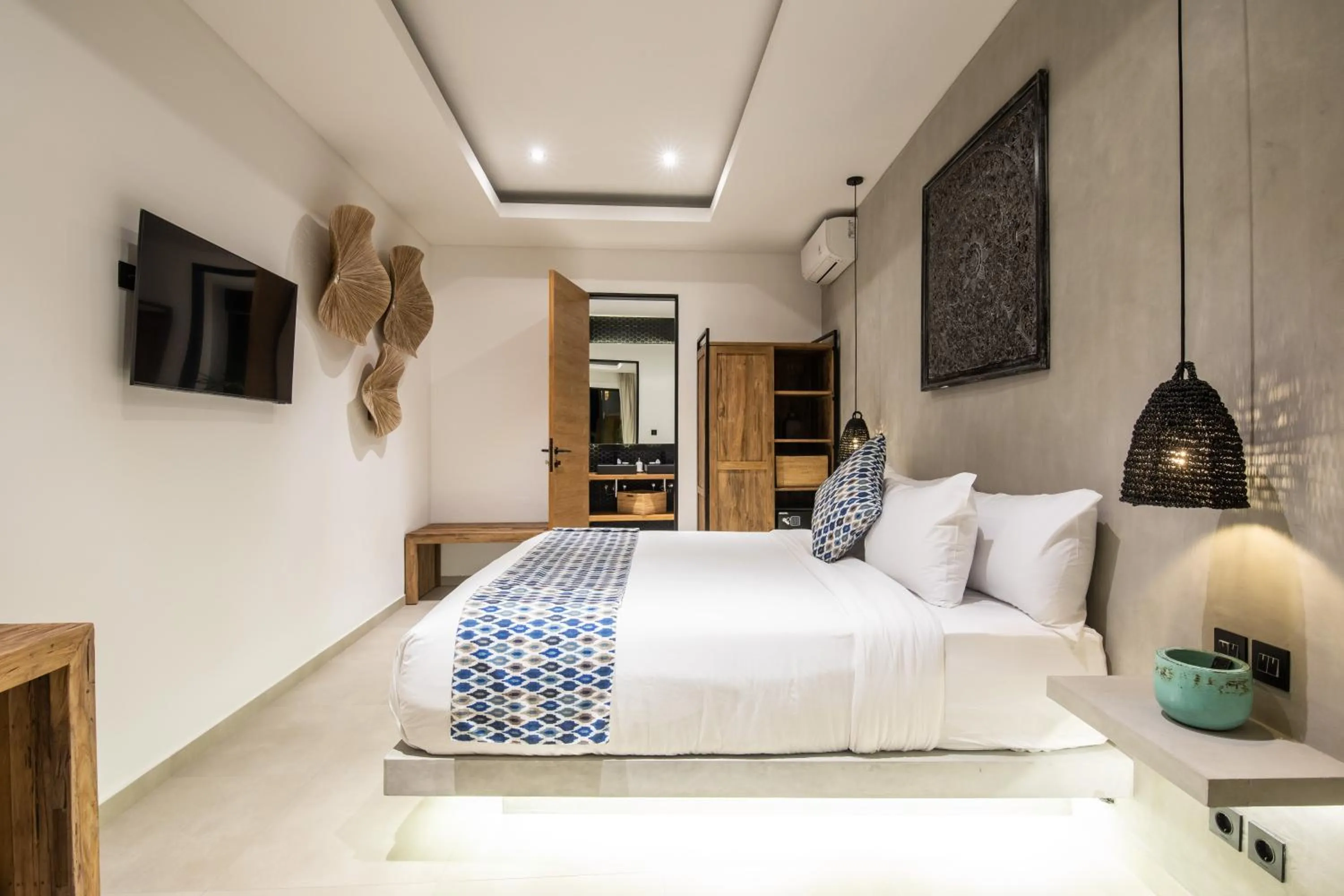 Bed in Zayana Villas Resort Seminyak