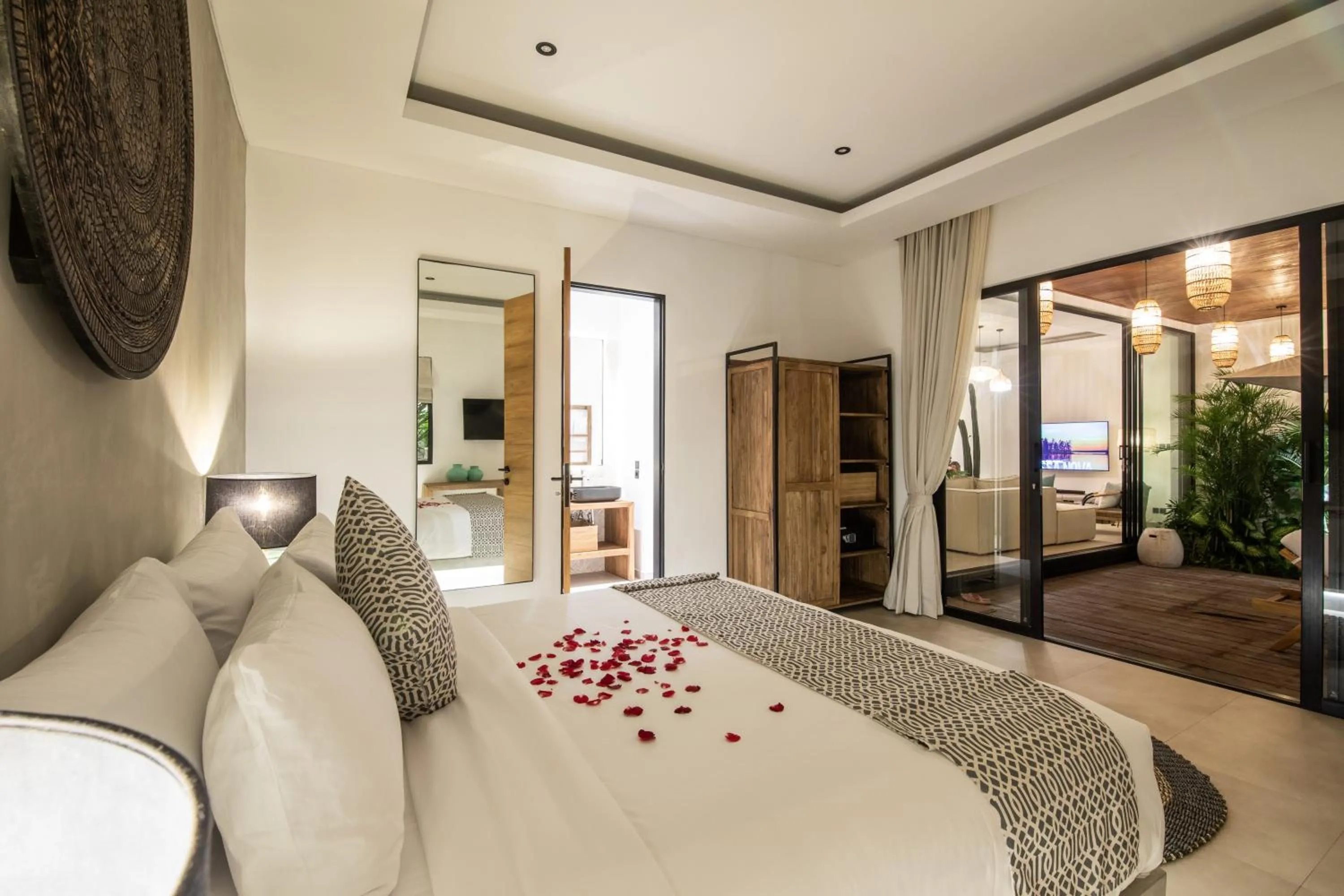 Bed in Zayana Villas Resort Seminyak