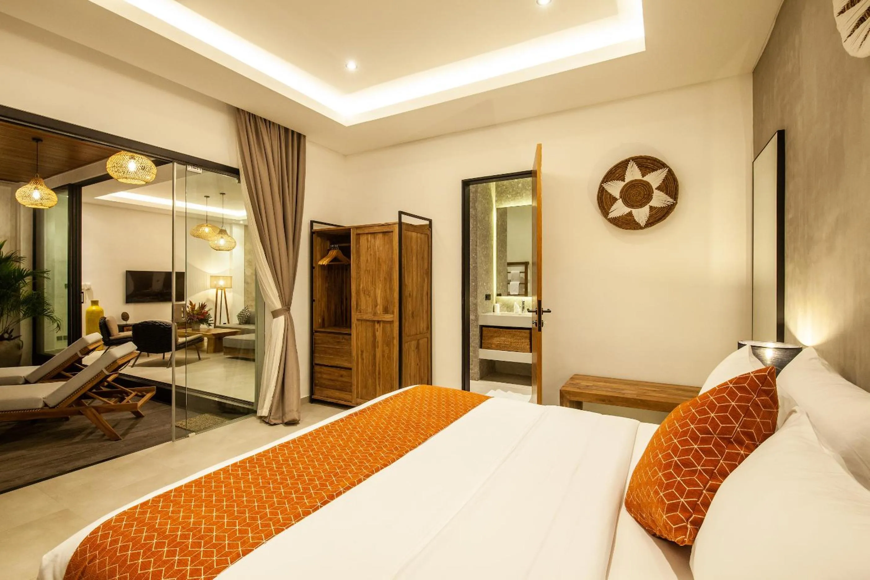 Bed in Zayana Villas Resort Seminyak
