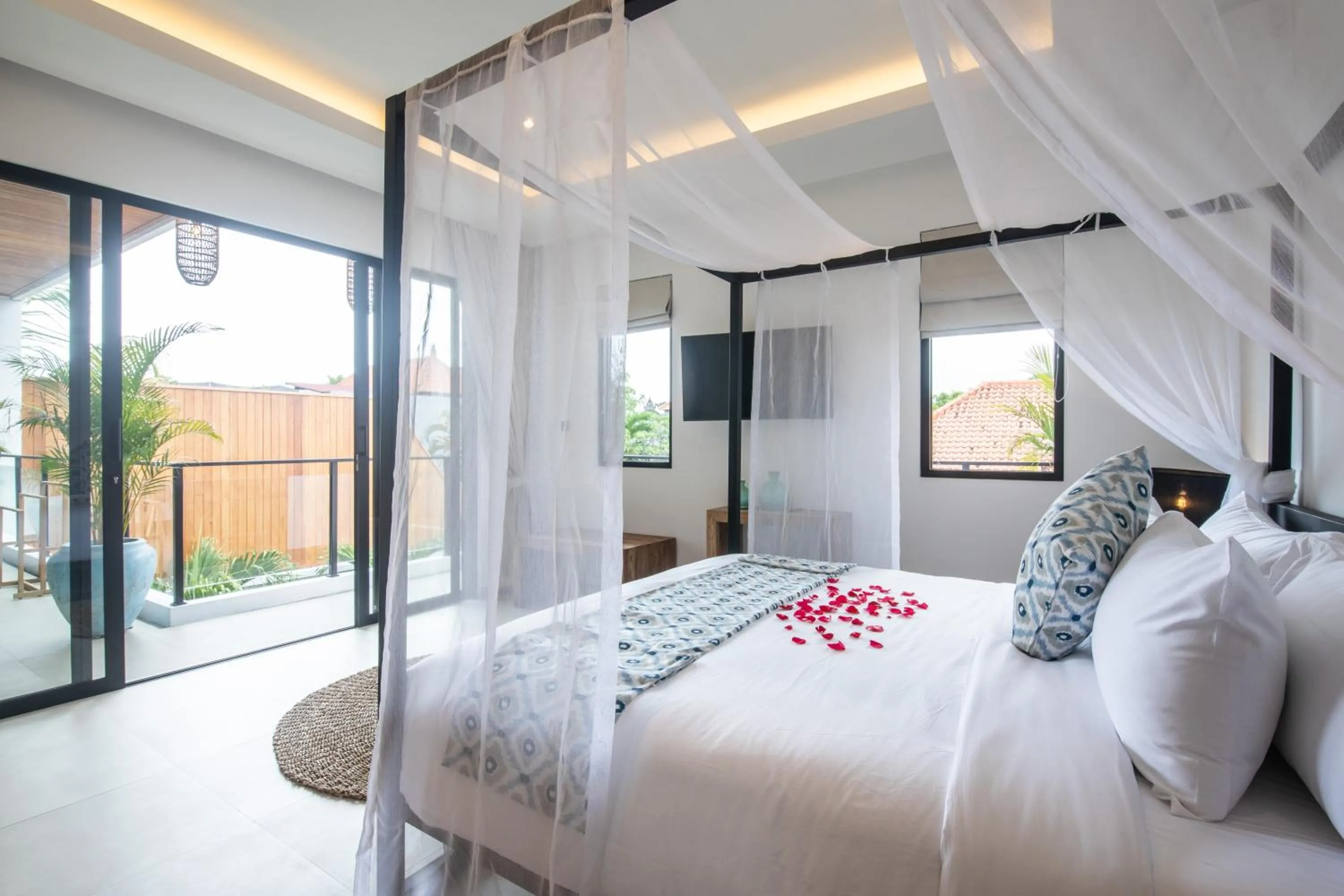 Bed in Zayana Villas Resort Seminyak