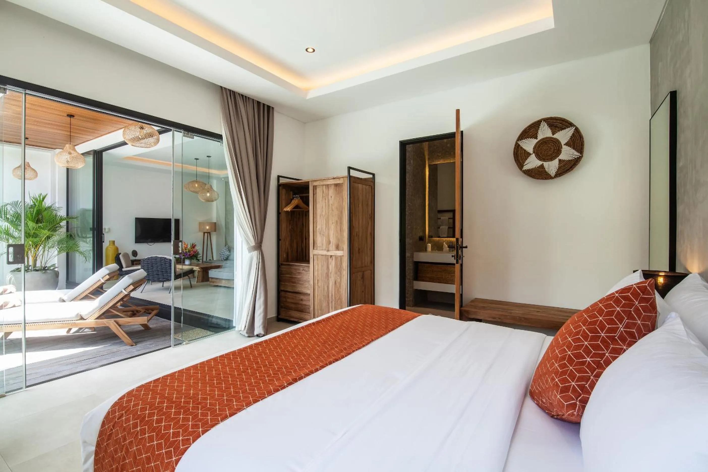 Bed in Zayana Villas Resort Seminyak