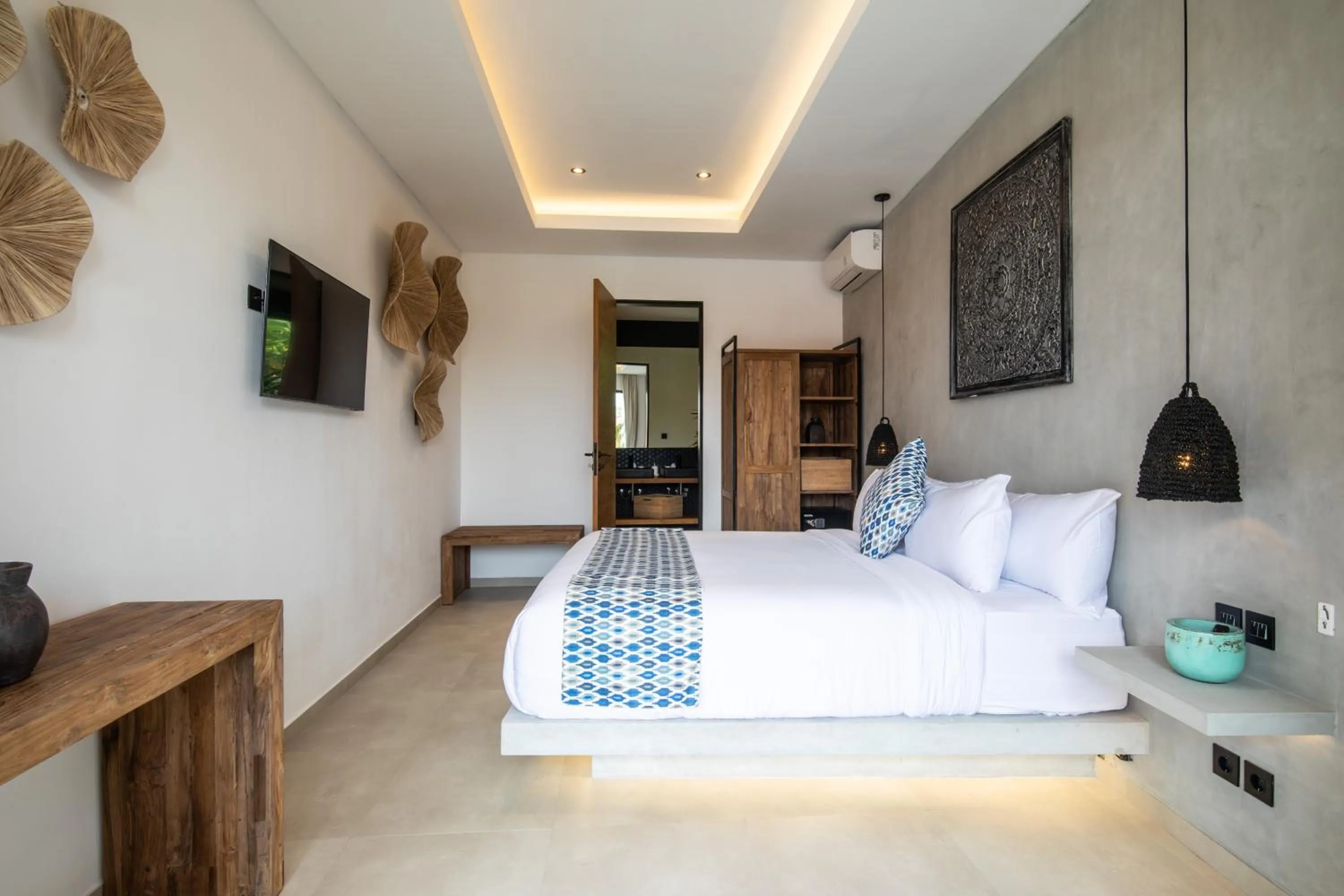 Bed in Zayana Villas Resort Seminyak